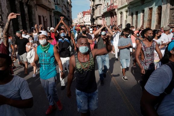 Største protester på Cuba på flere tiår: – Dette er helt unikt