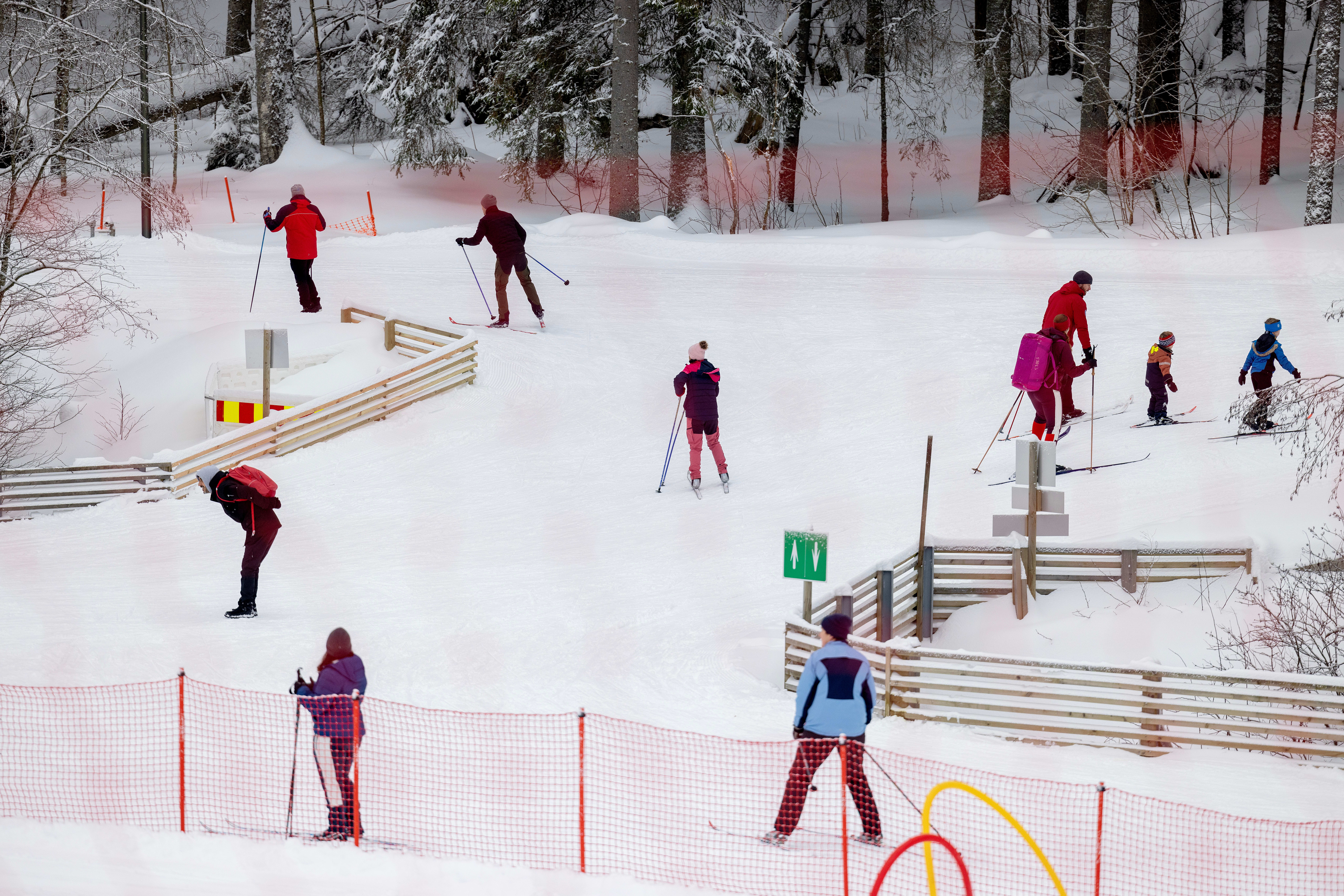 Her kan du leke og spise med barna i vinterferien