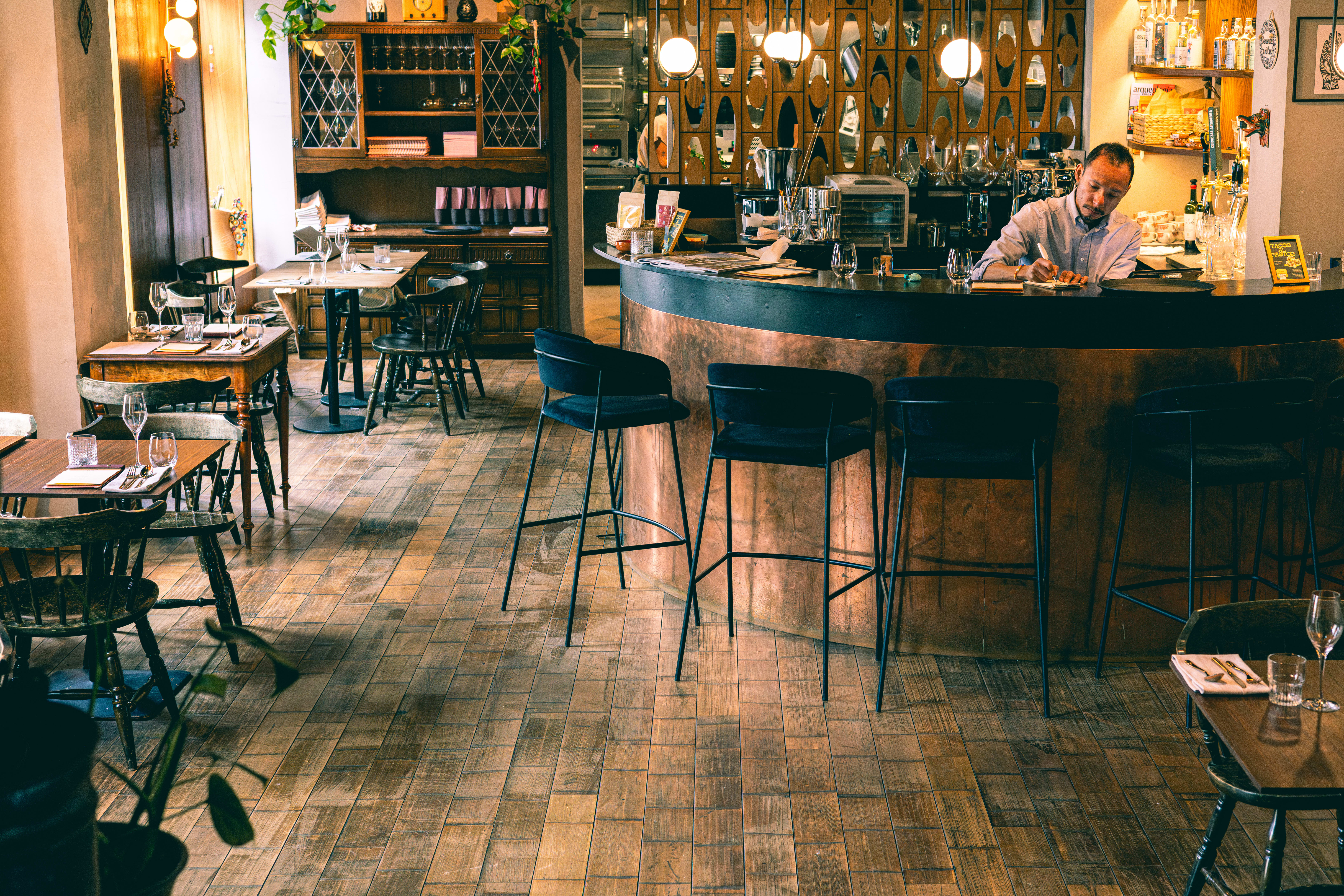 Lune, sjarmerende lokaler.