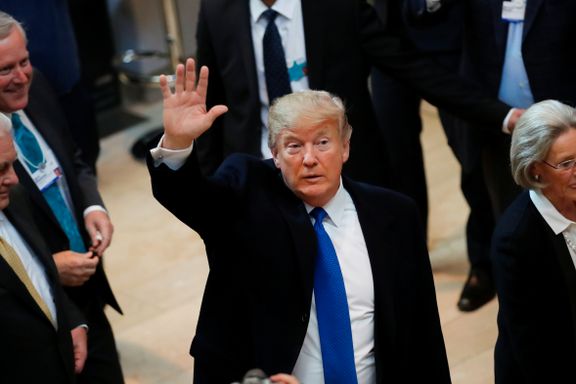Trump tatt imot som en stjerne i Davos