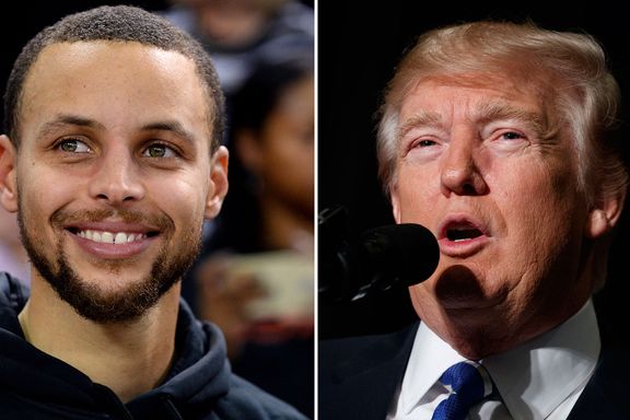 Amerikansk basketstjerne med freidig Trump-stikk