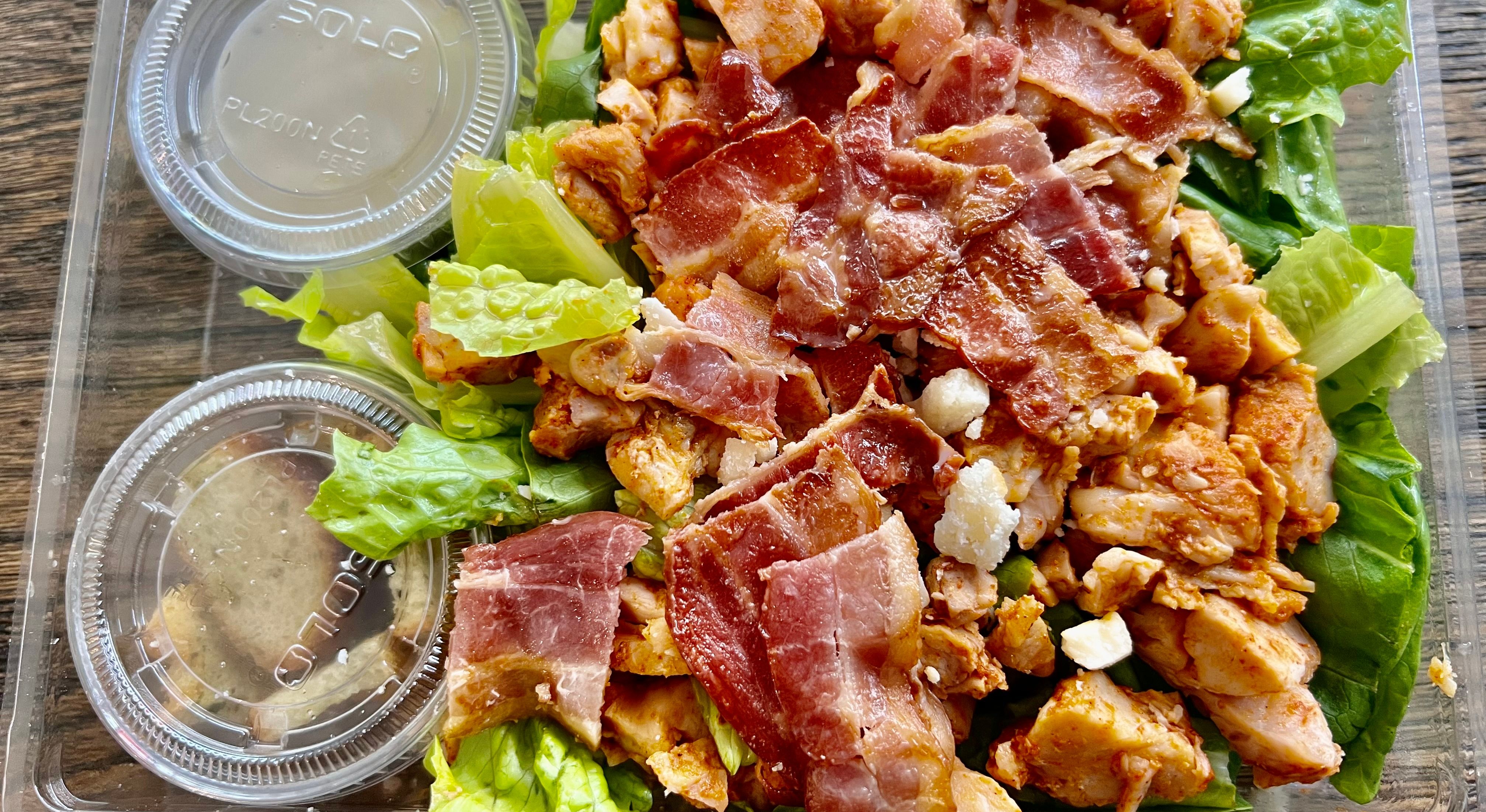 Helt grei Cæsarsalat. 