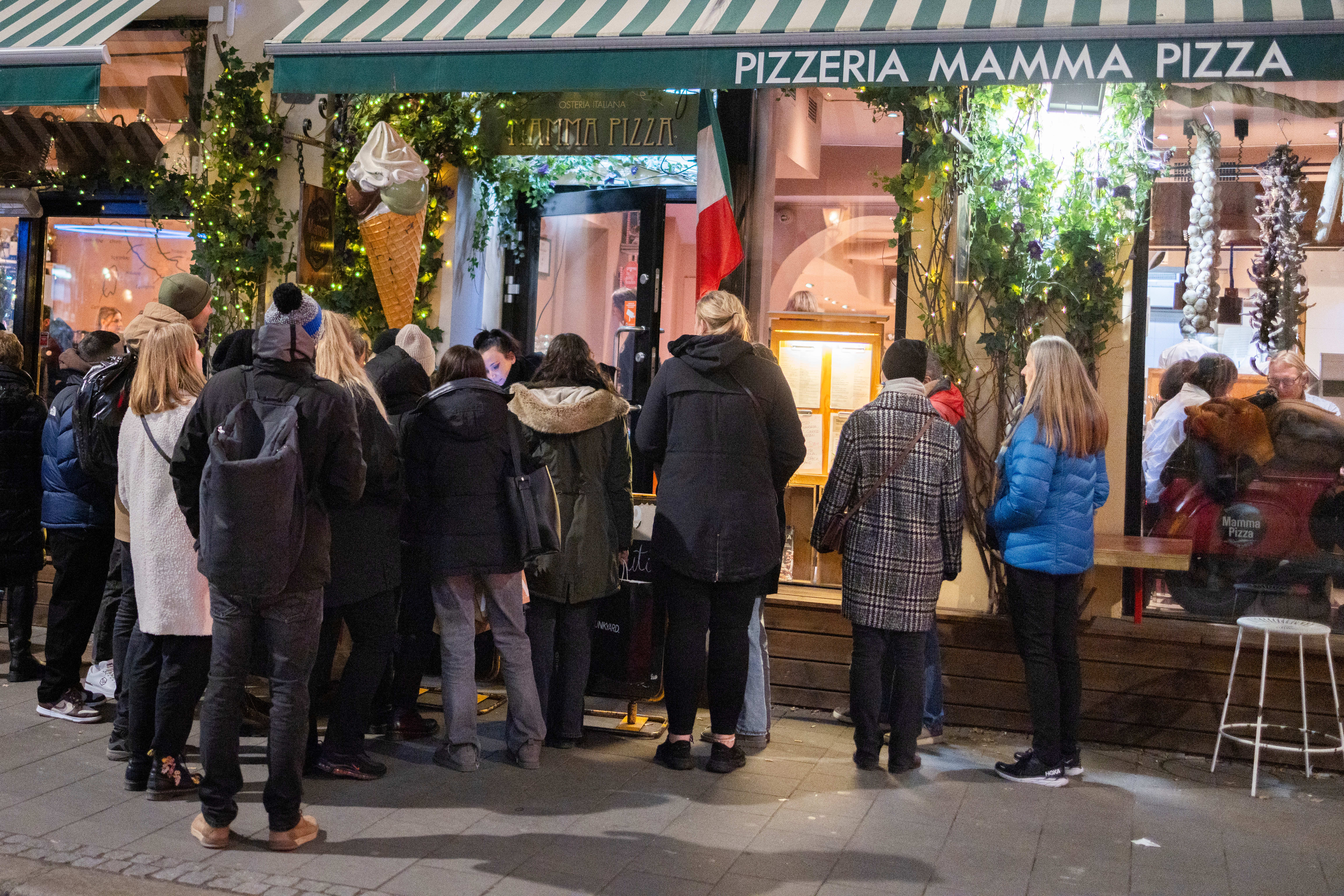 Mamma Pizza i Dronningens gate er en av byens mest populære pizzarestauranter. 