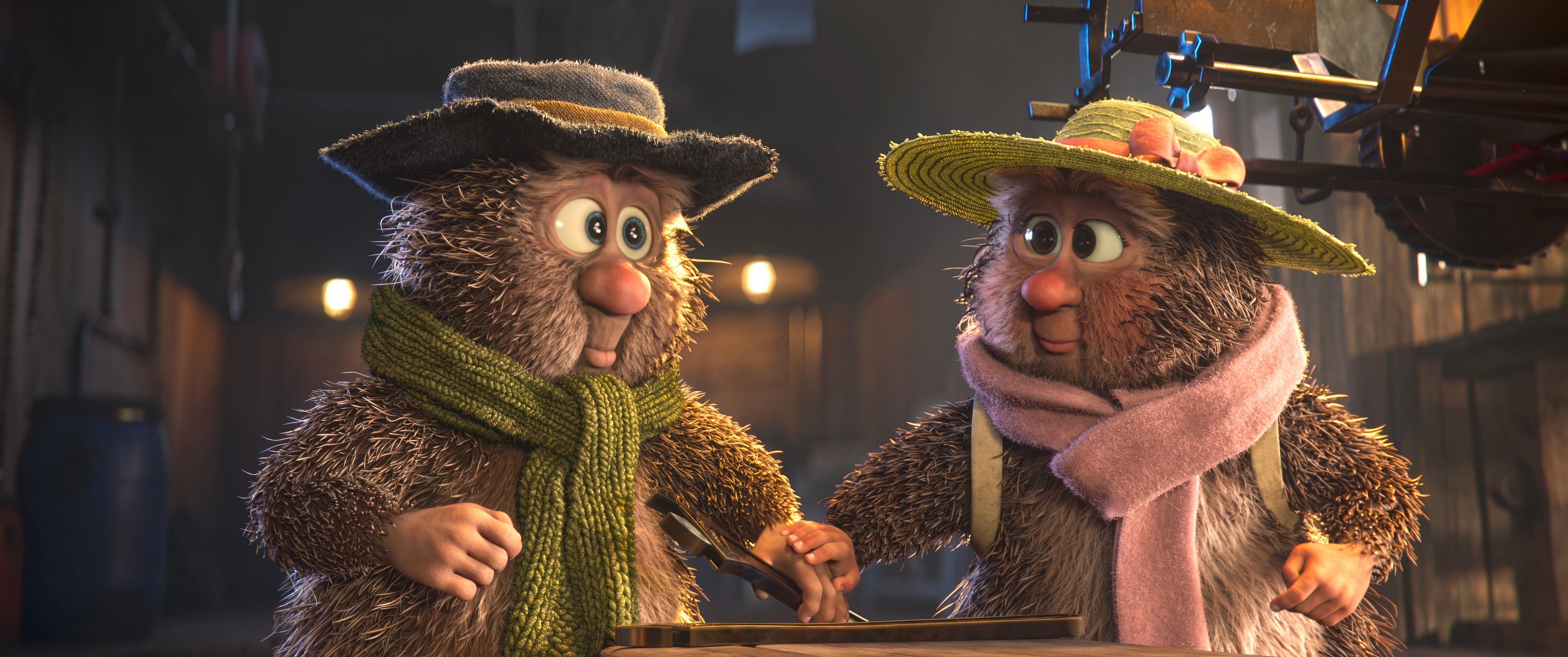 Lisa (Mari Maurstad) har et godt øye for den beskjedne Ludvig (Trond Espen Seim).