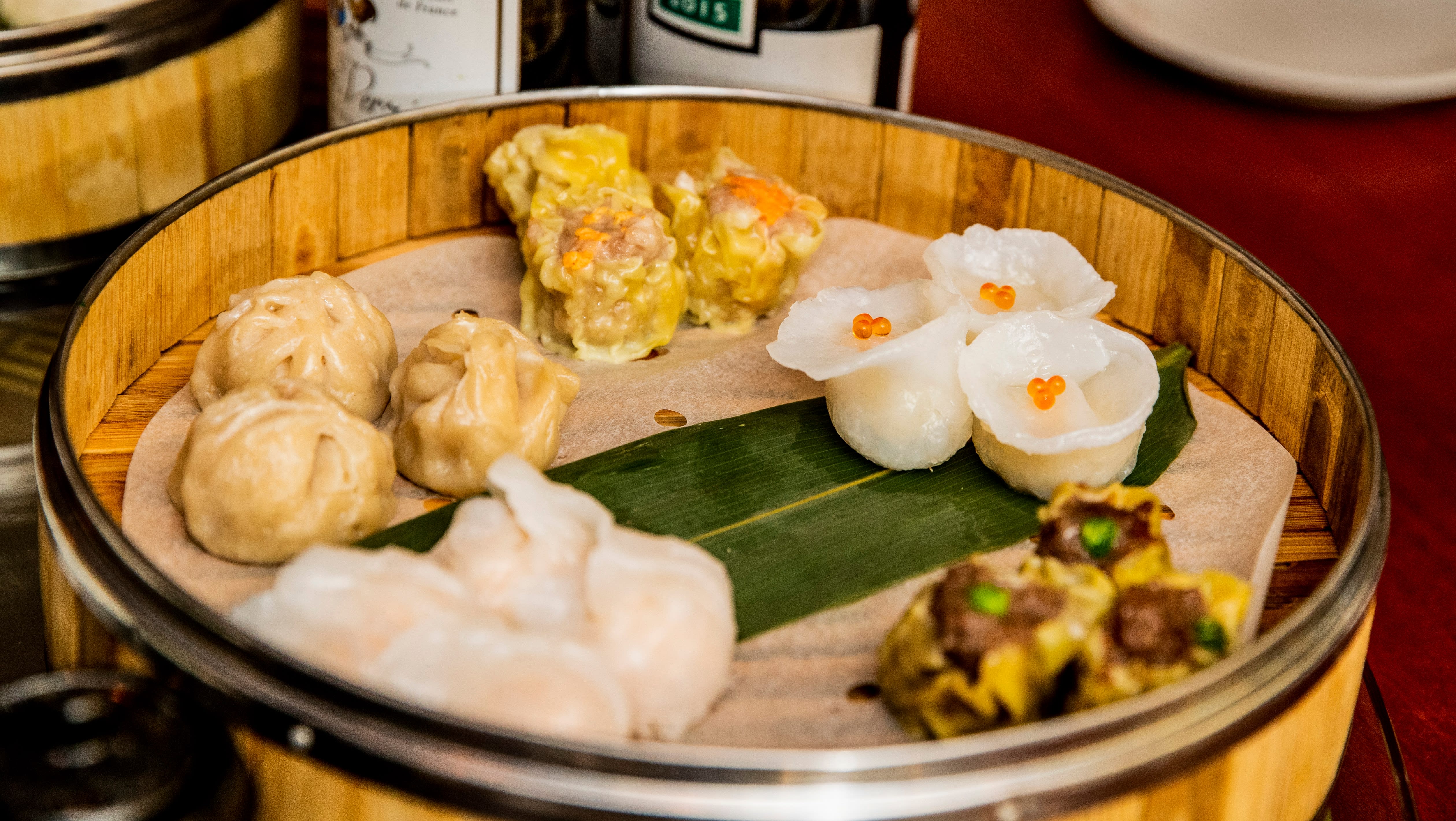 De kan dumplings hos Beijing Palace.