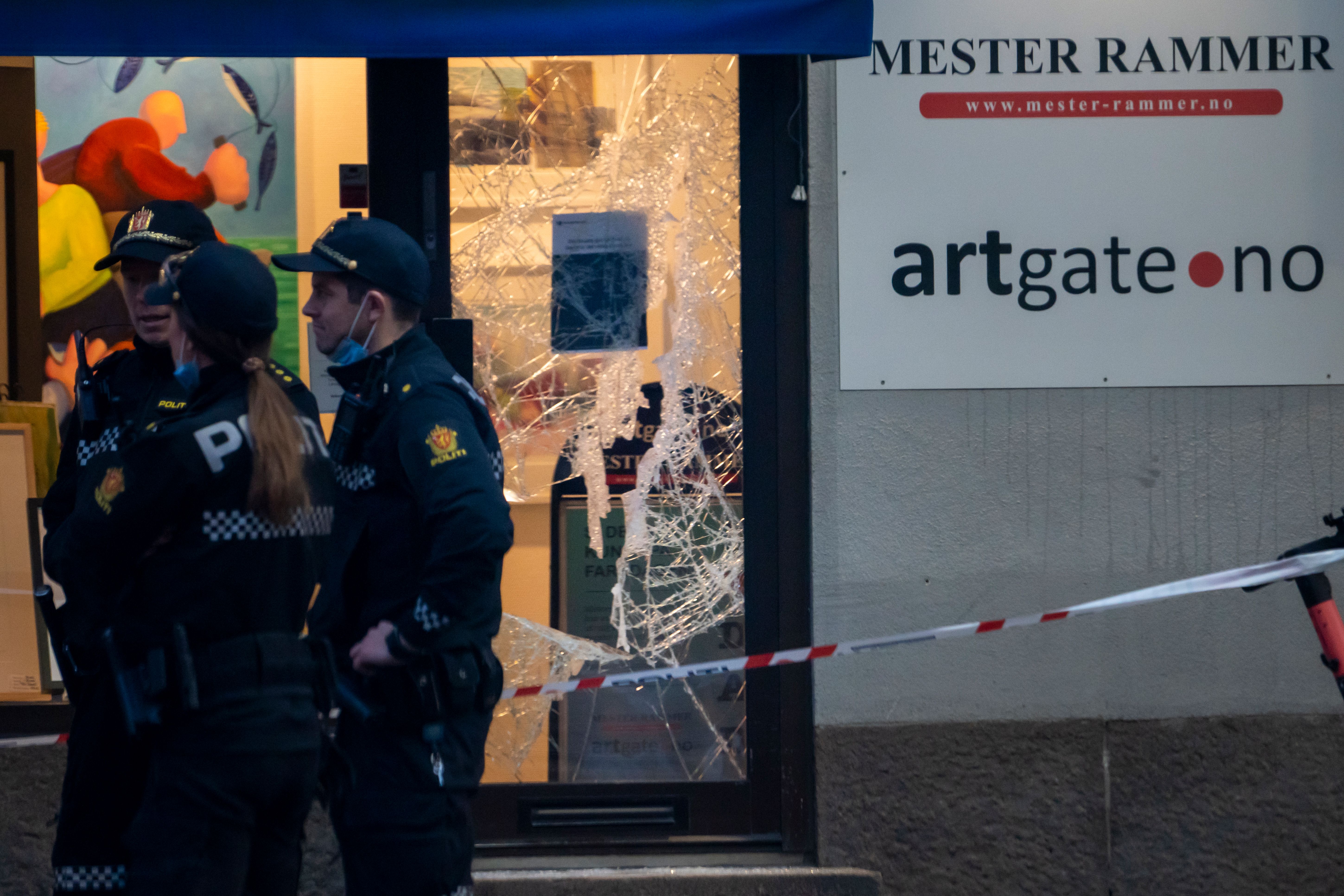 Tyver brøt seg inn i galleri i Oslo med øks og slegge