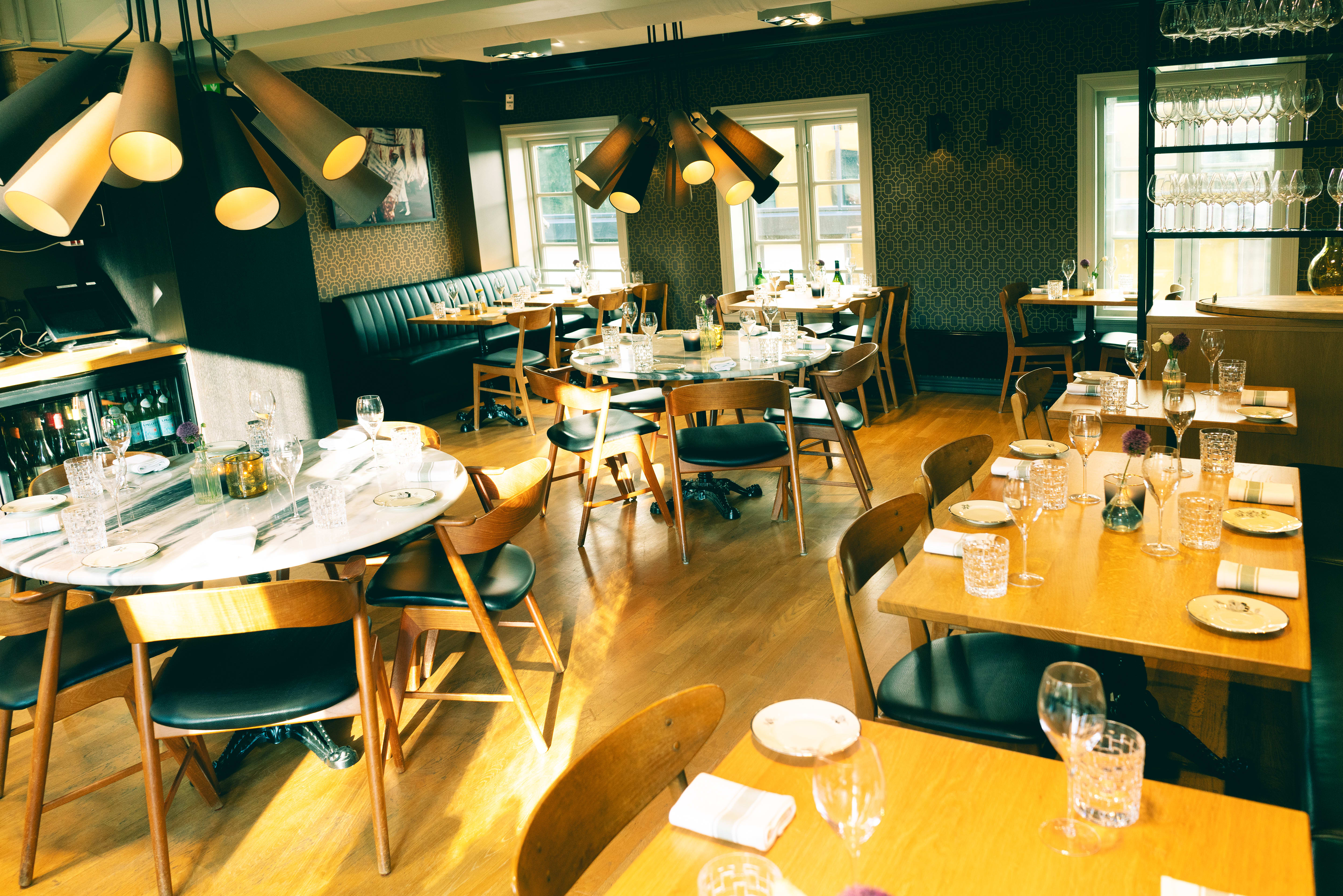 Nordisk og ujålete stil i 2. etasje. 