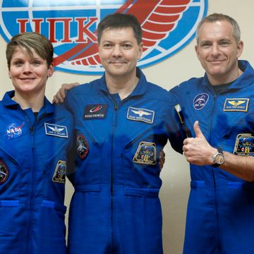  Tre astronauter klare til avreise 