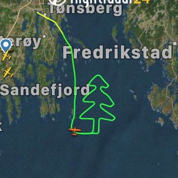 Fløy julen inn over Ytre Oslofjord