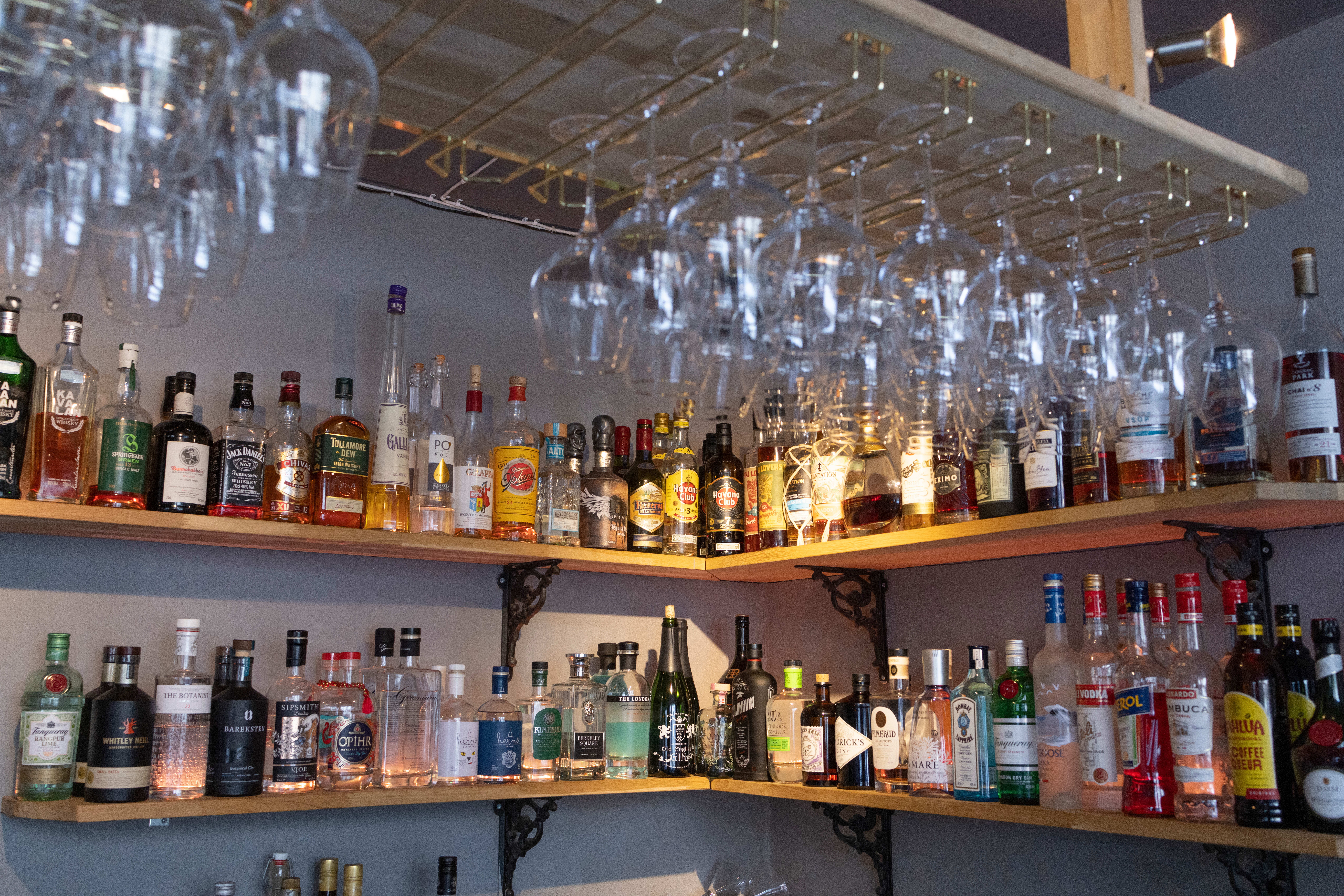 En drink etter eller til maten er mulig hos Trancher. 