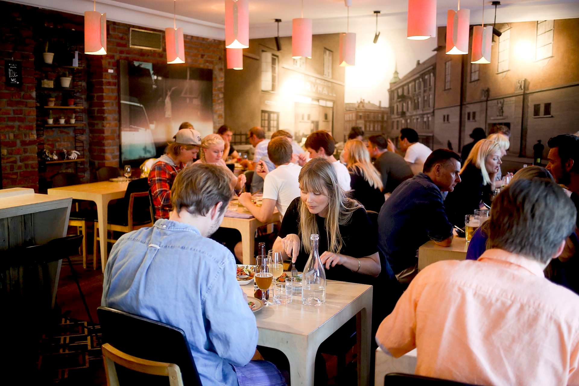 God stemning på Smalhans. 