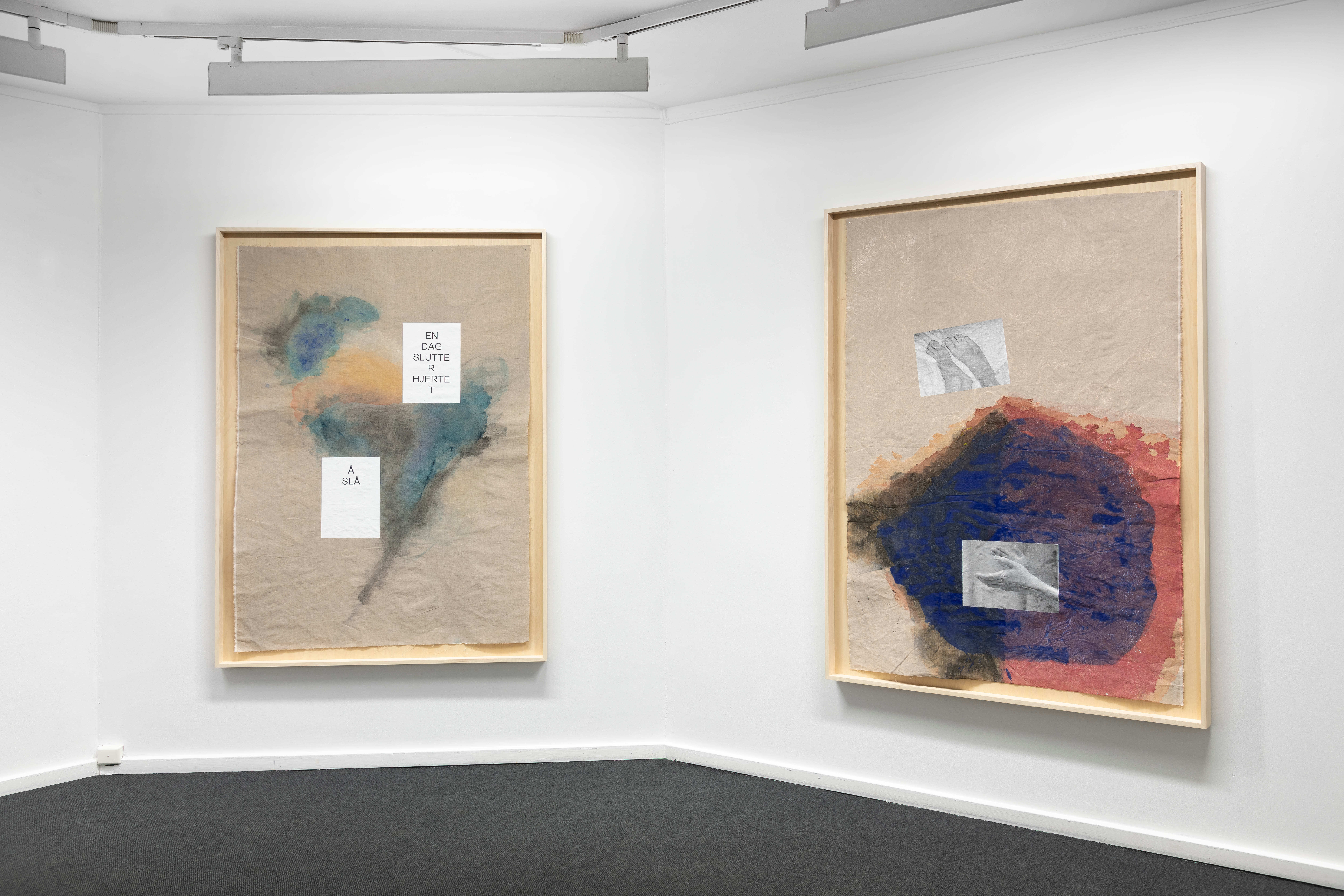 I Blytts verker står fotografi og tekst i kontrast til og i sammenheng med maleriene.