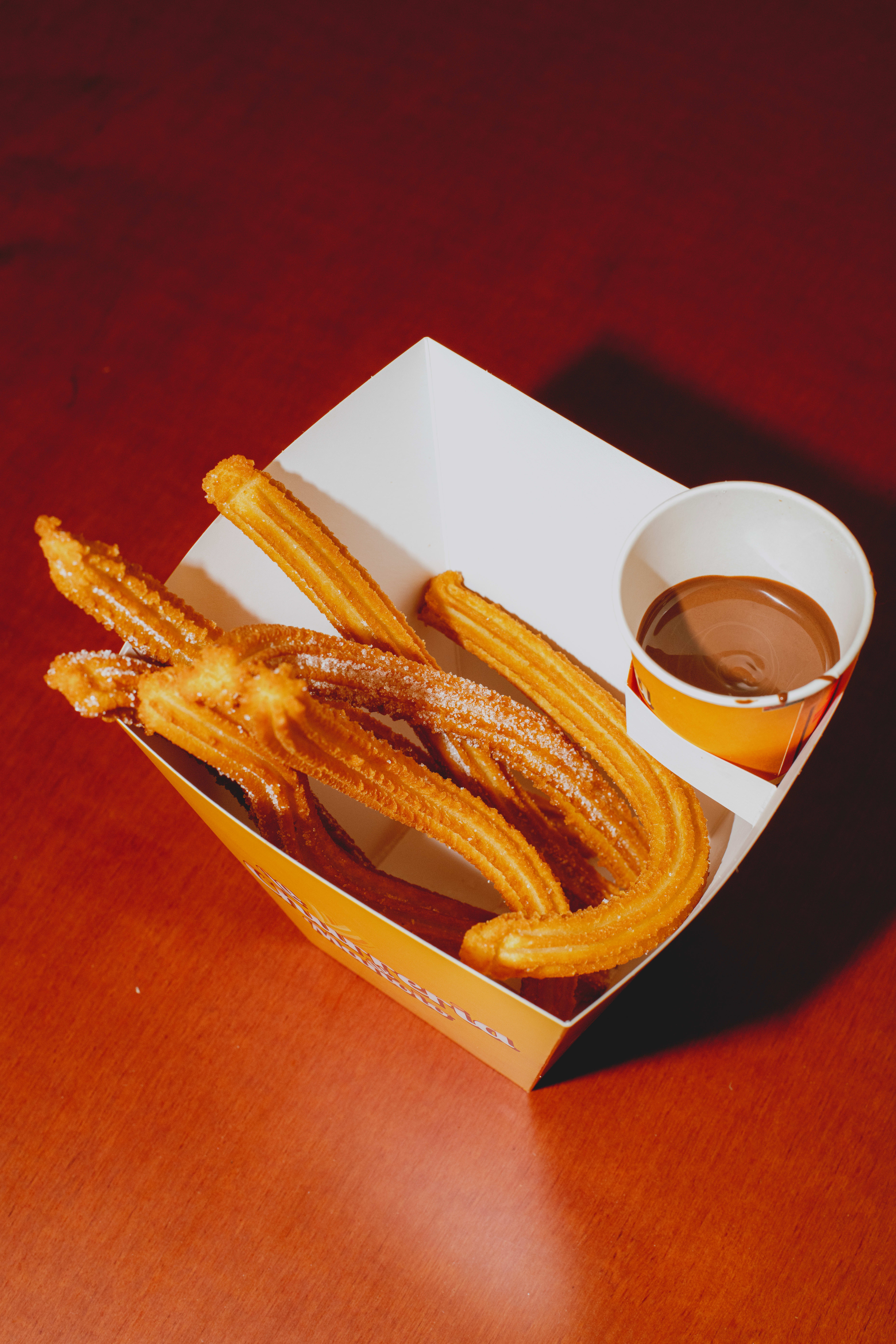 Churrosene er litt seige. 