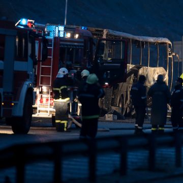 Minst 45 døde da buss tok fyr i Bulgaria