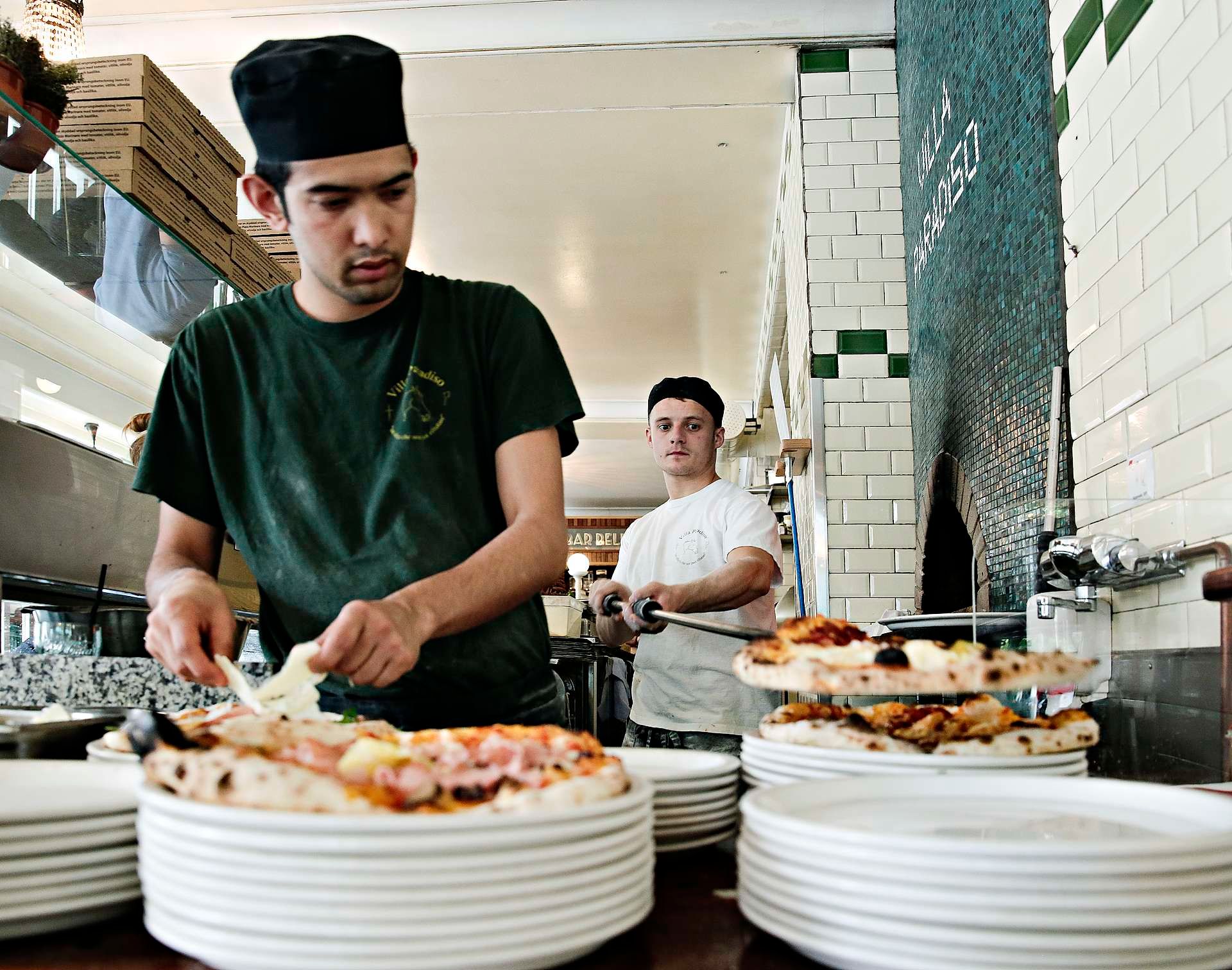 Kokkene leverer på Villa Paradiso.