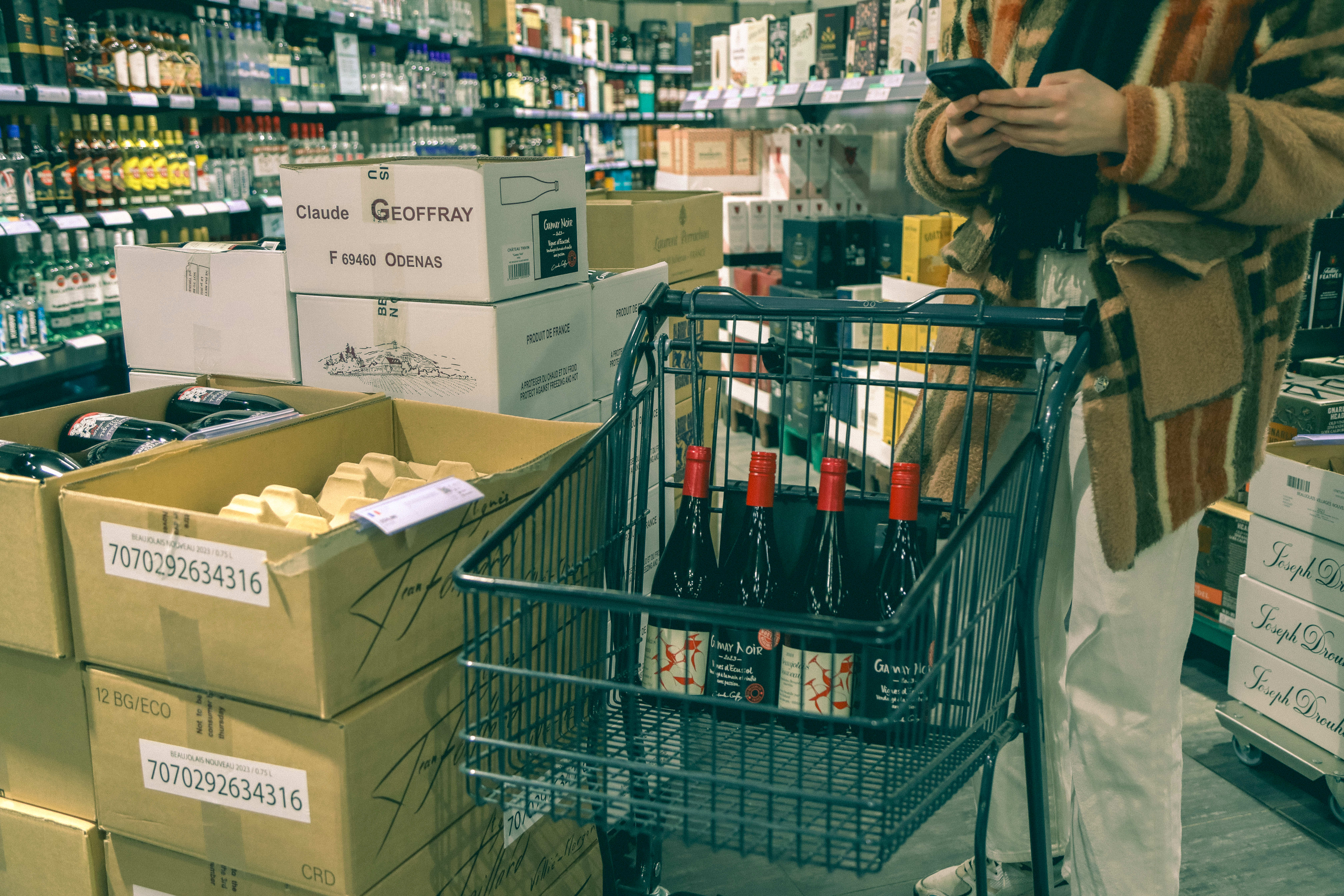 Fra fjorårets slipp. Bare å fylle opp handlevognen! Igjen: Ikke glem at det snart er halv skatt. 