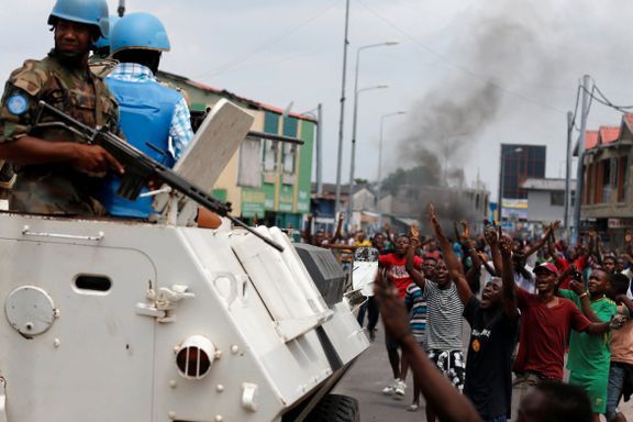 Opprørspoliti drepte minst 26 demonstranteri i Kongo