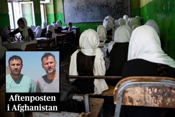 Taliban sa at jentene skal få gå på skole og studere. Men det gjelder bare for dem som er under 12 år.