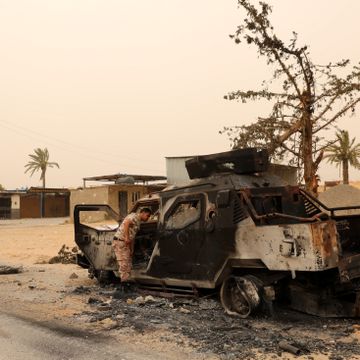 Opprørere drept i angrep i Libya