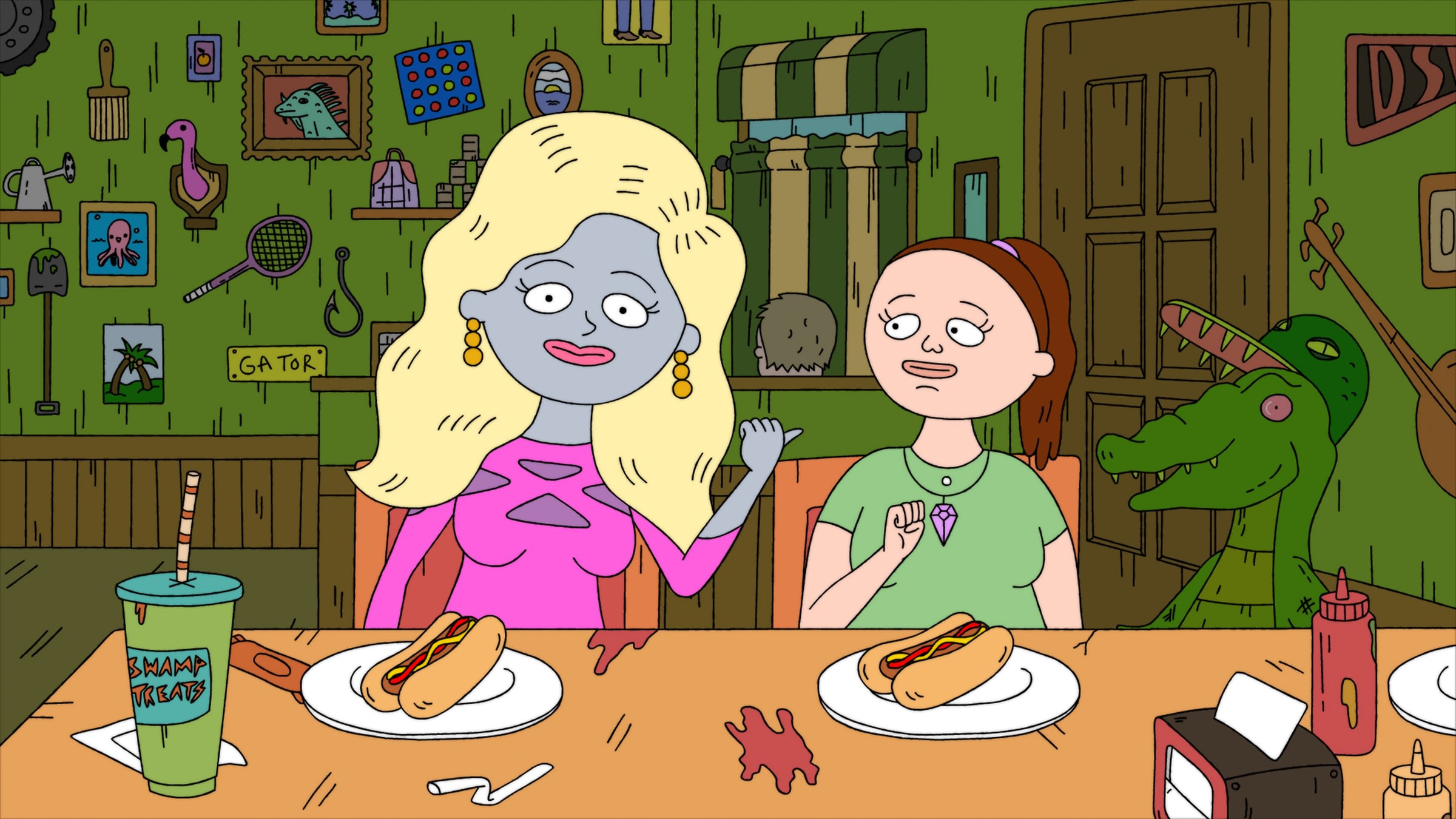 I bunnen ligger forholdet mellom en mor og hennes datter. 