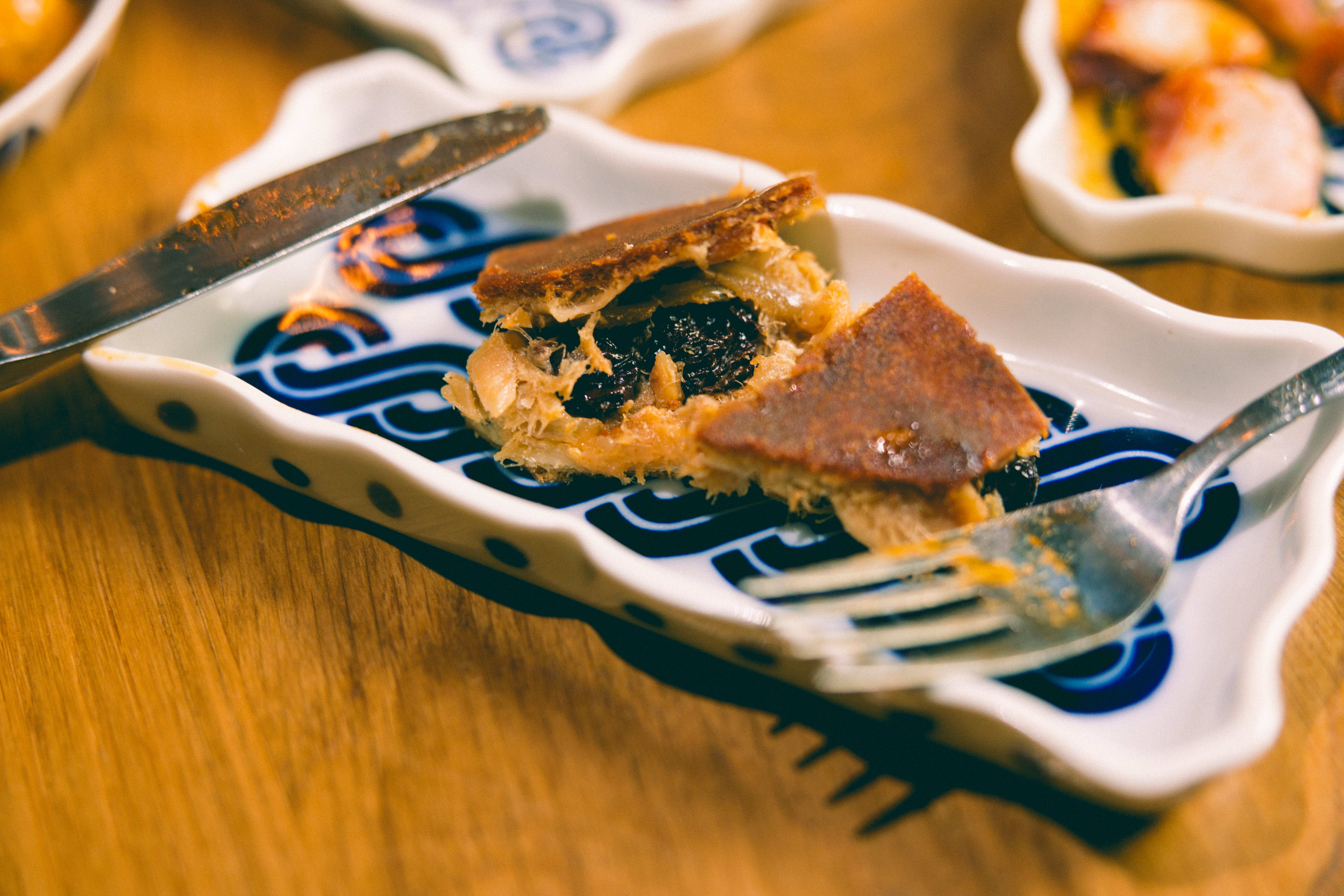 Empanadasen er den beste av de tre forrettene med fisk. 