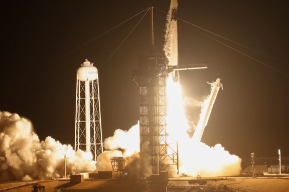 SpaceX skjøt opp romkapsel. Bygget for å frakte astronauter. 