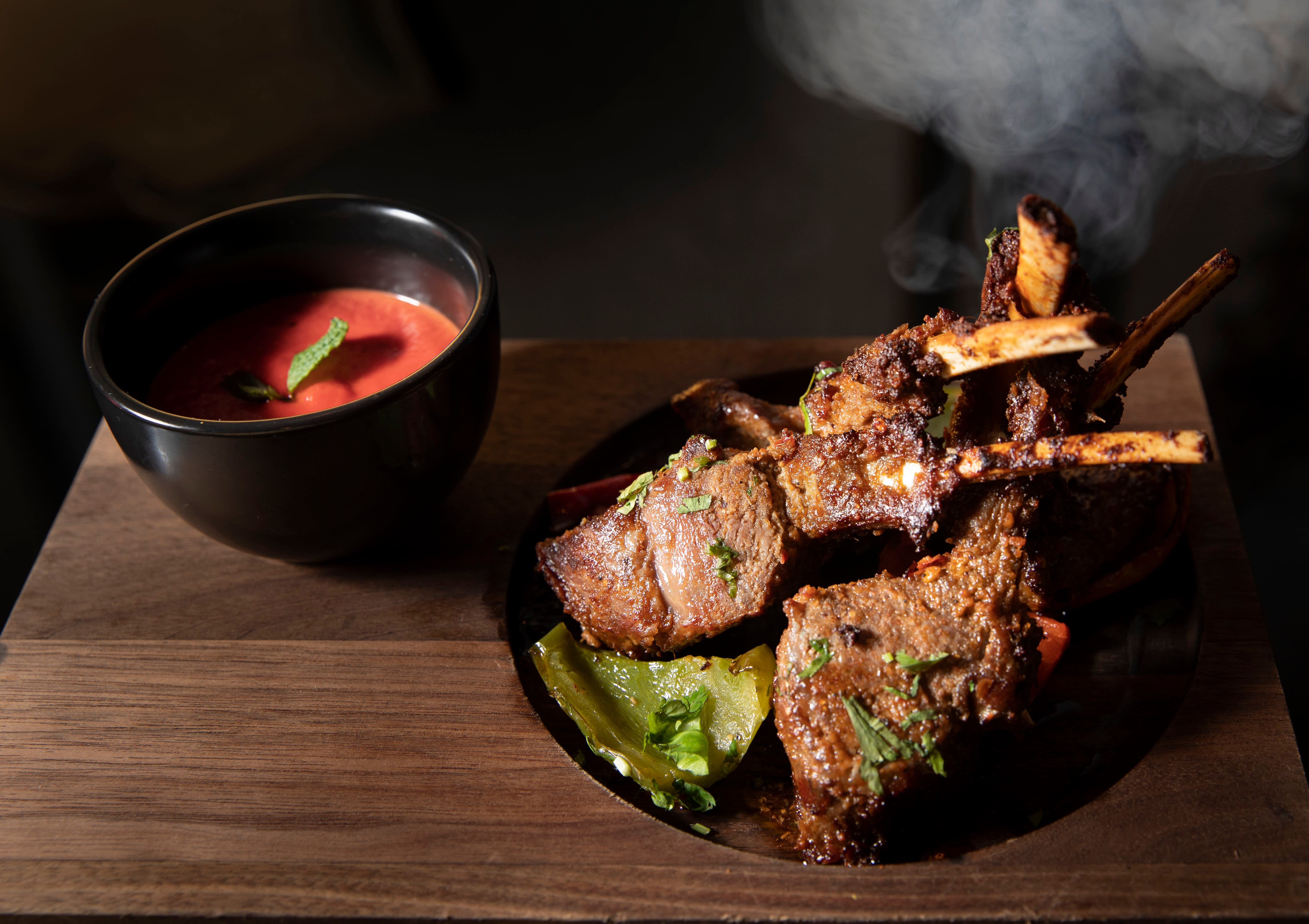 Lammecarréen på The Indus er lekker.