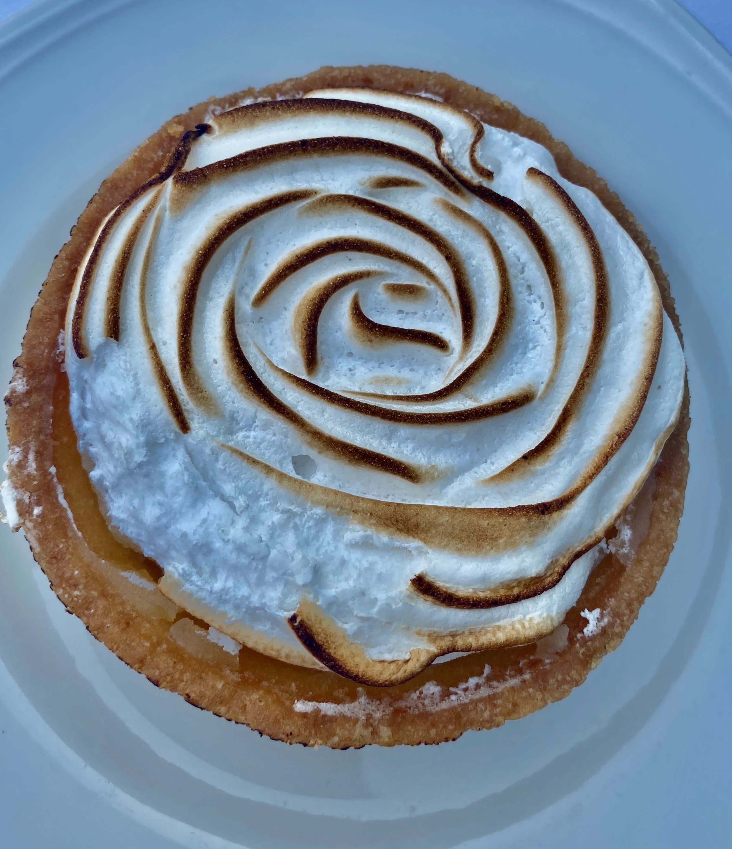 Deilig og frisk sitronterte. 