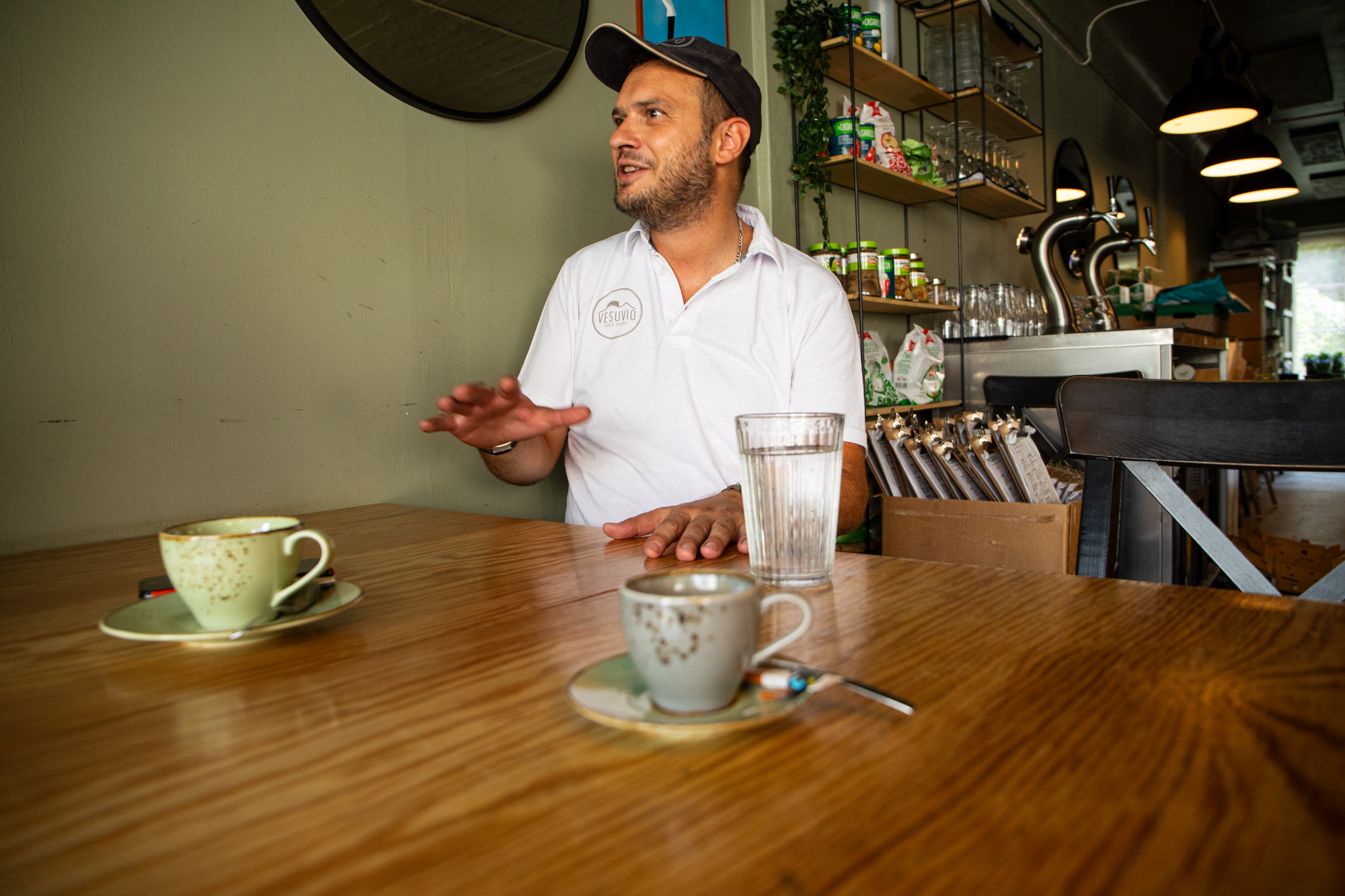 Francesco Solimeo spiser gjerne noe annet enn pizza på fritiden. 