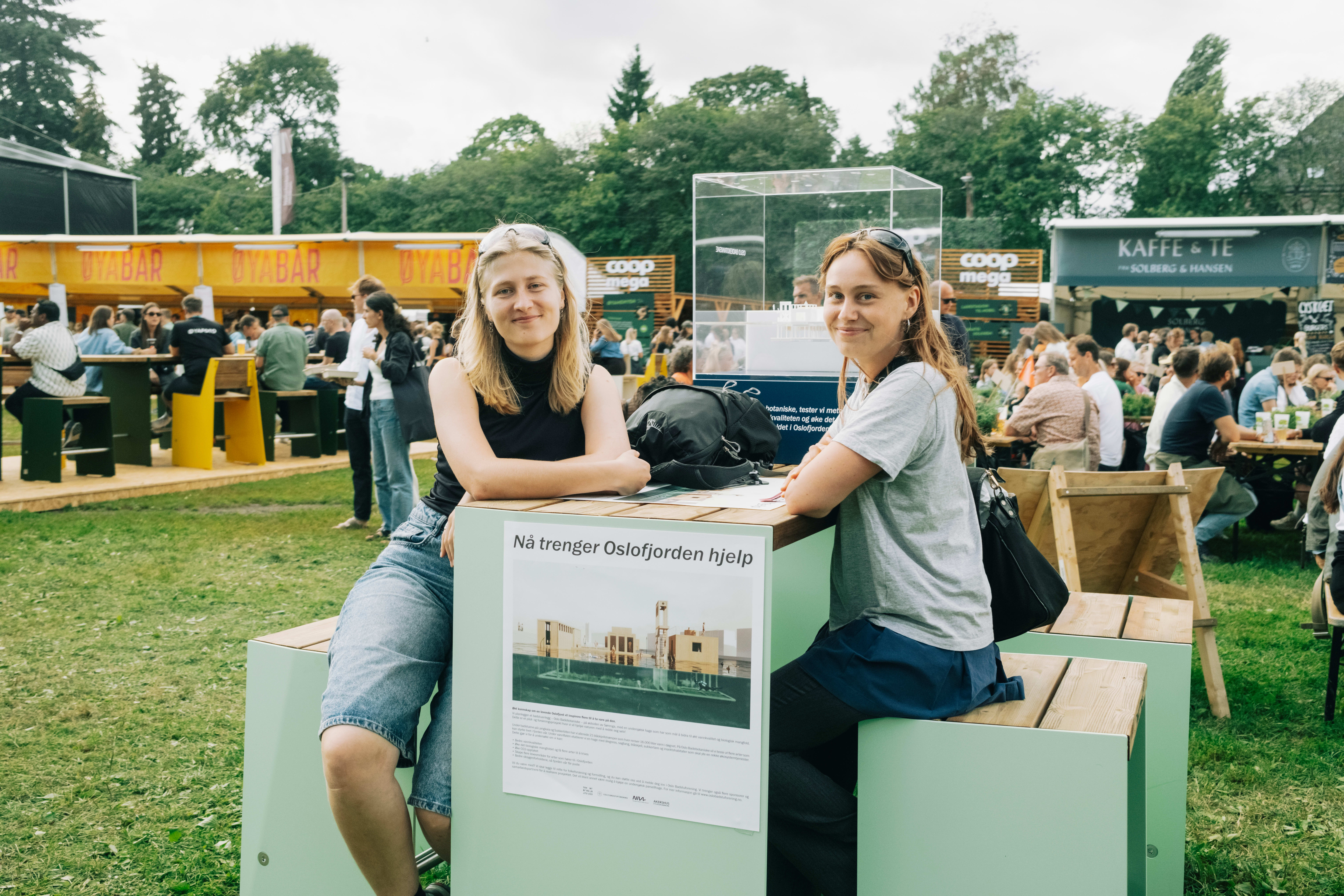(F.v.) Idunn (22) og Signe (23) bruker langt under snittet på øl.