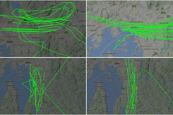 Her er årsaken til at et fly fløy minst 60 ganger over Oslo i helgen