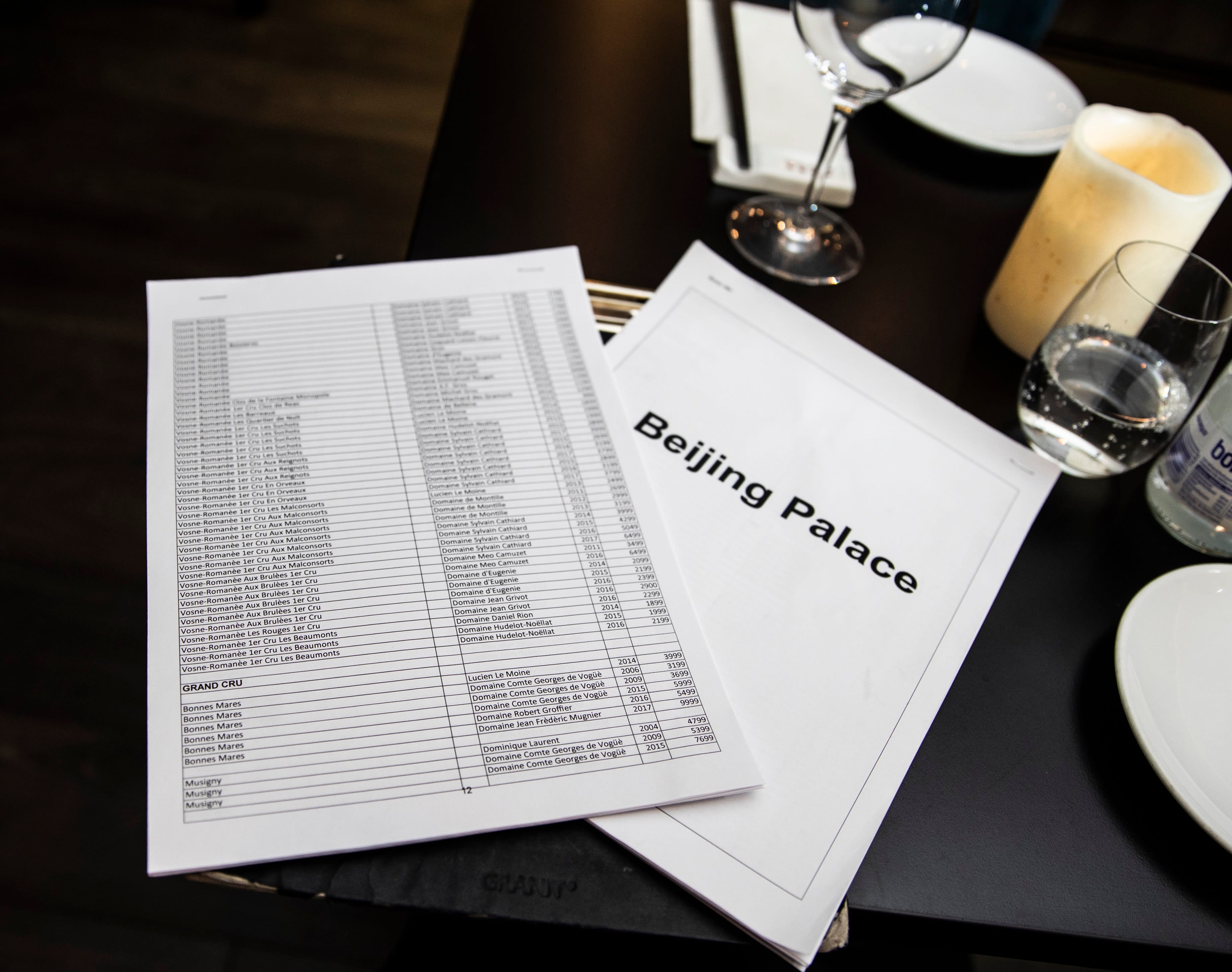 Glad i vin? Beijing Palace har en fantastisk innholdsrik vinliste.