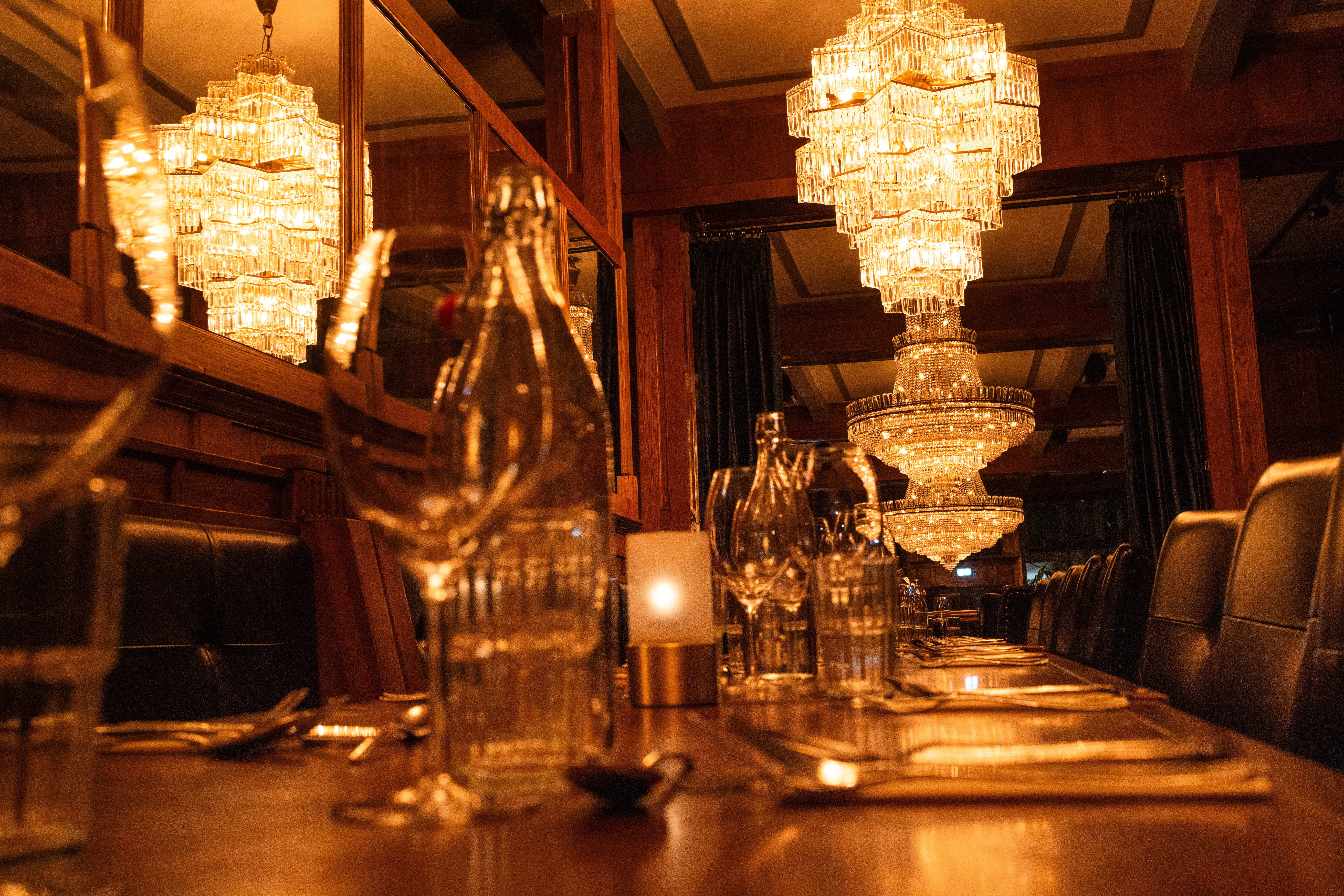 Staselig og stemningsfullt lokale. 