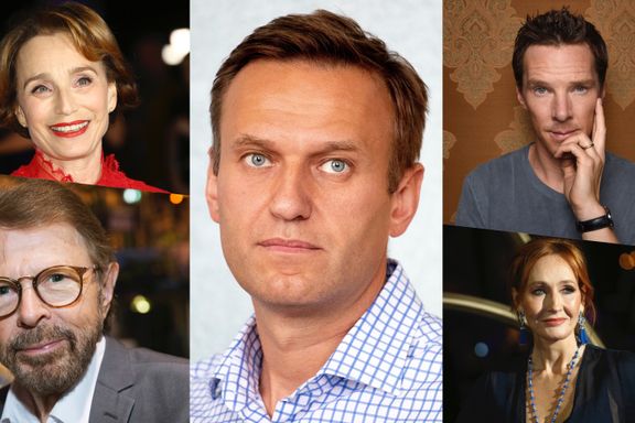 Kjendisene frykter for livet til Navalnyj