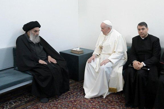 Paven møtte sjiamuslimenes leder i Irak