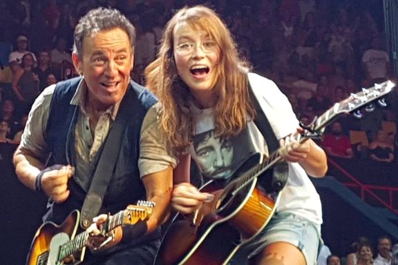 Bruce Springsteen har sett tusenvis av fans foran scenen. Han kjente igjen norske Agnes i Australia.