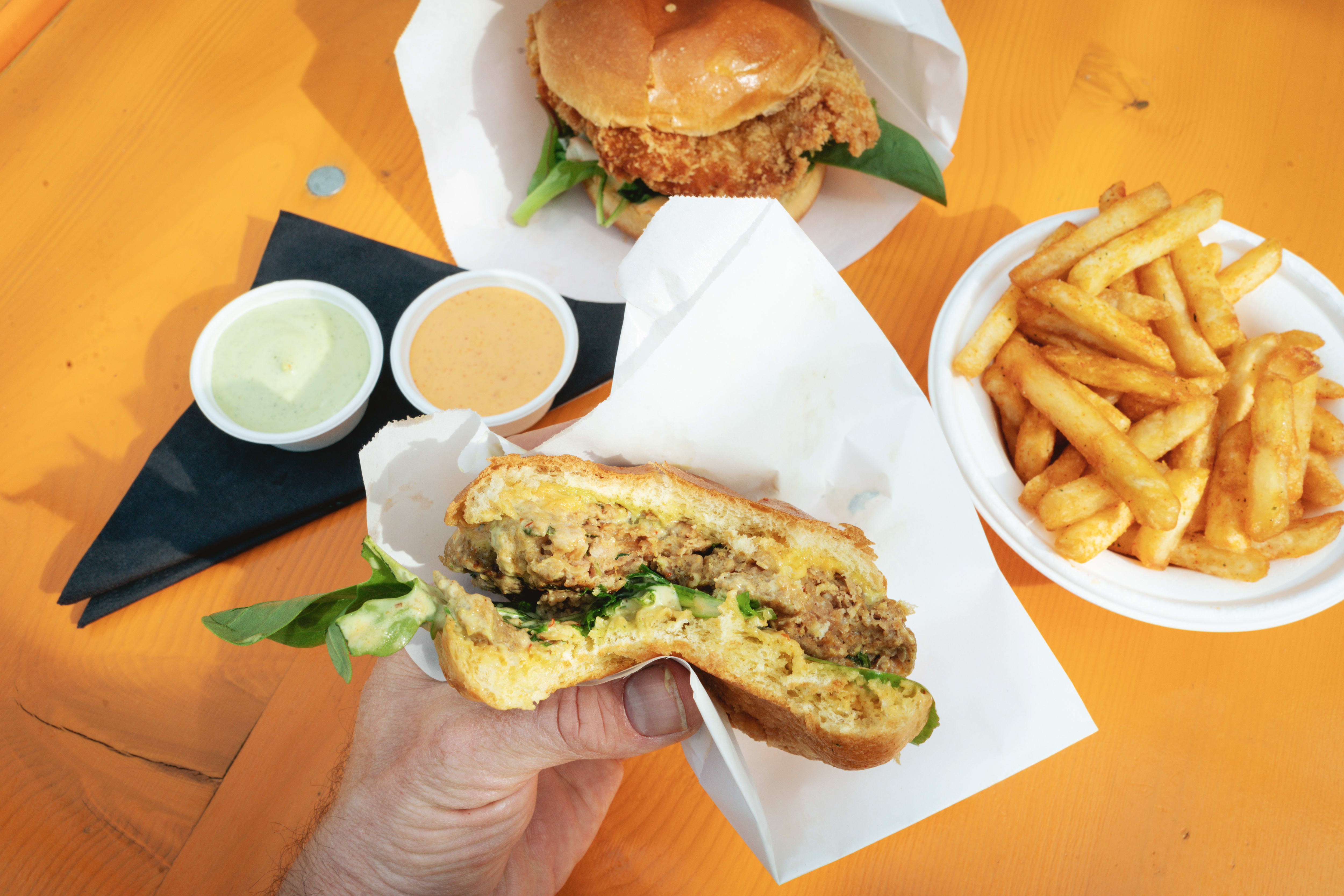 Lammeburgeren er den åpenbare matvinneren i Prindsen hage. 