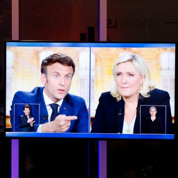 Macron til Le Pen: – Du er avhengig av Putin