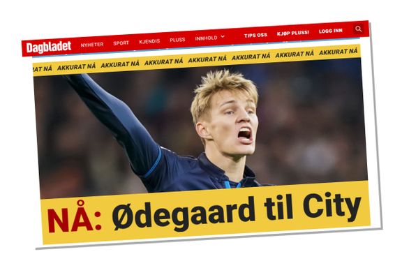 Dagbladet lurt trill rundt – gikk fem på Ødegaard-spøk
