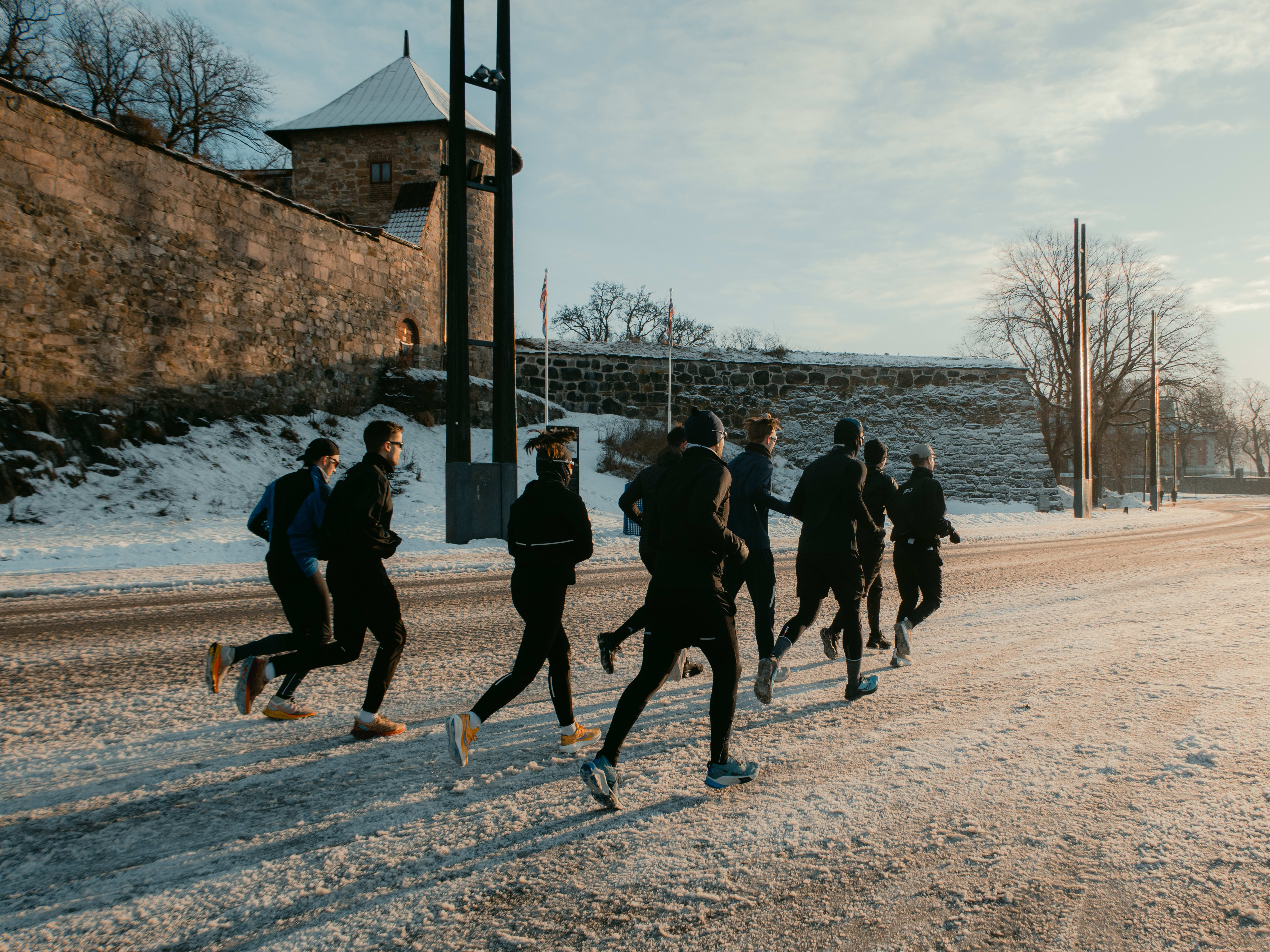 Noen av friskusene i Mediocre Athletics Club (M.A.C.)