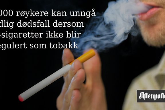 Helseforskere: Bryr Bent Høie seg mindre om røykernes liv enn om andres liv?