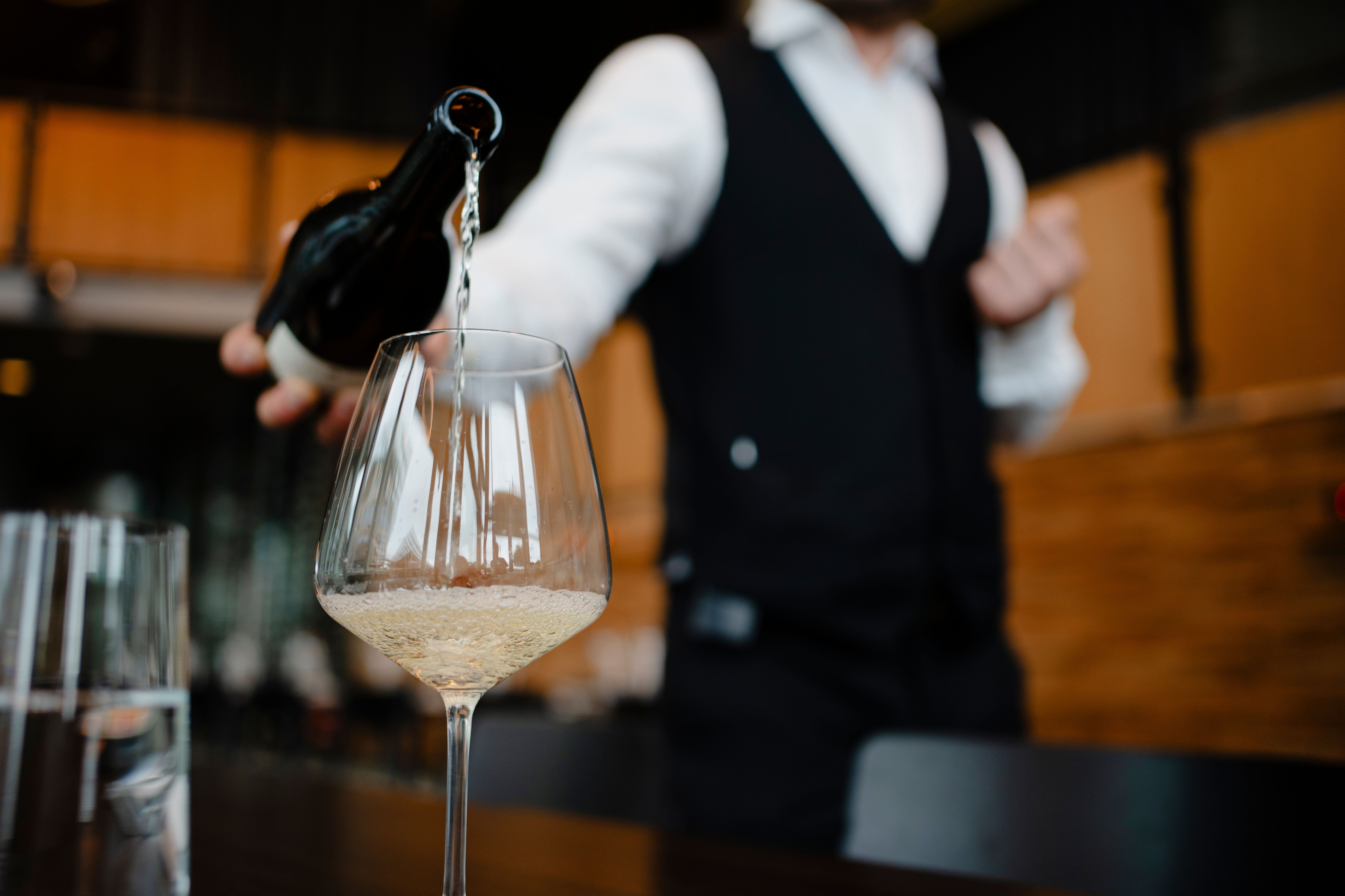 Et glass champagne i glasset er aldri feil. 