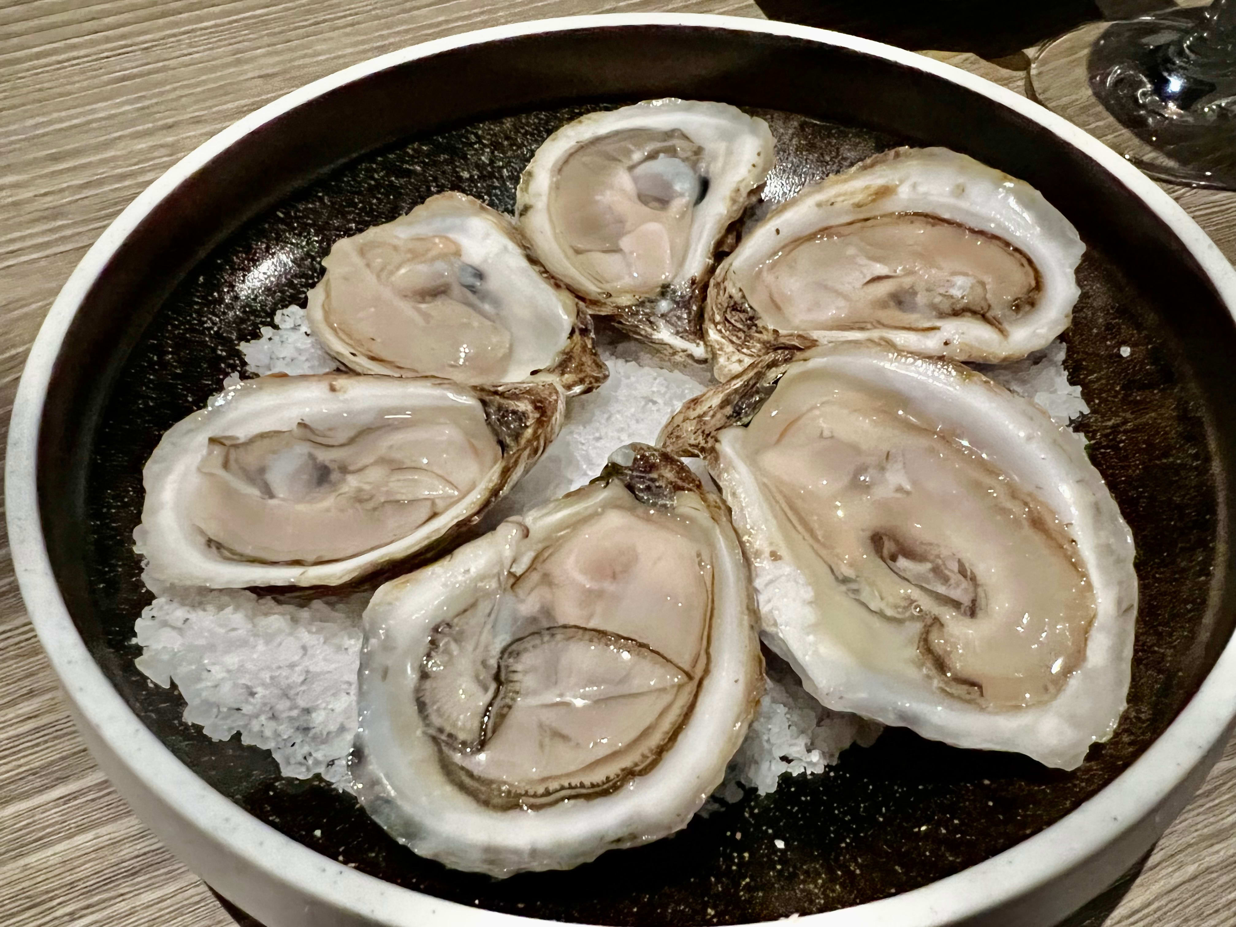 Gode østers fra Canada. 