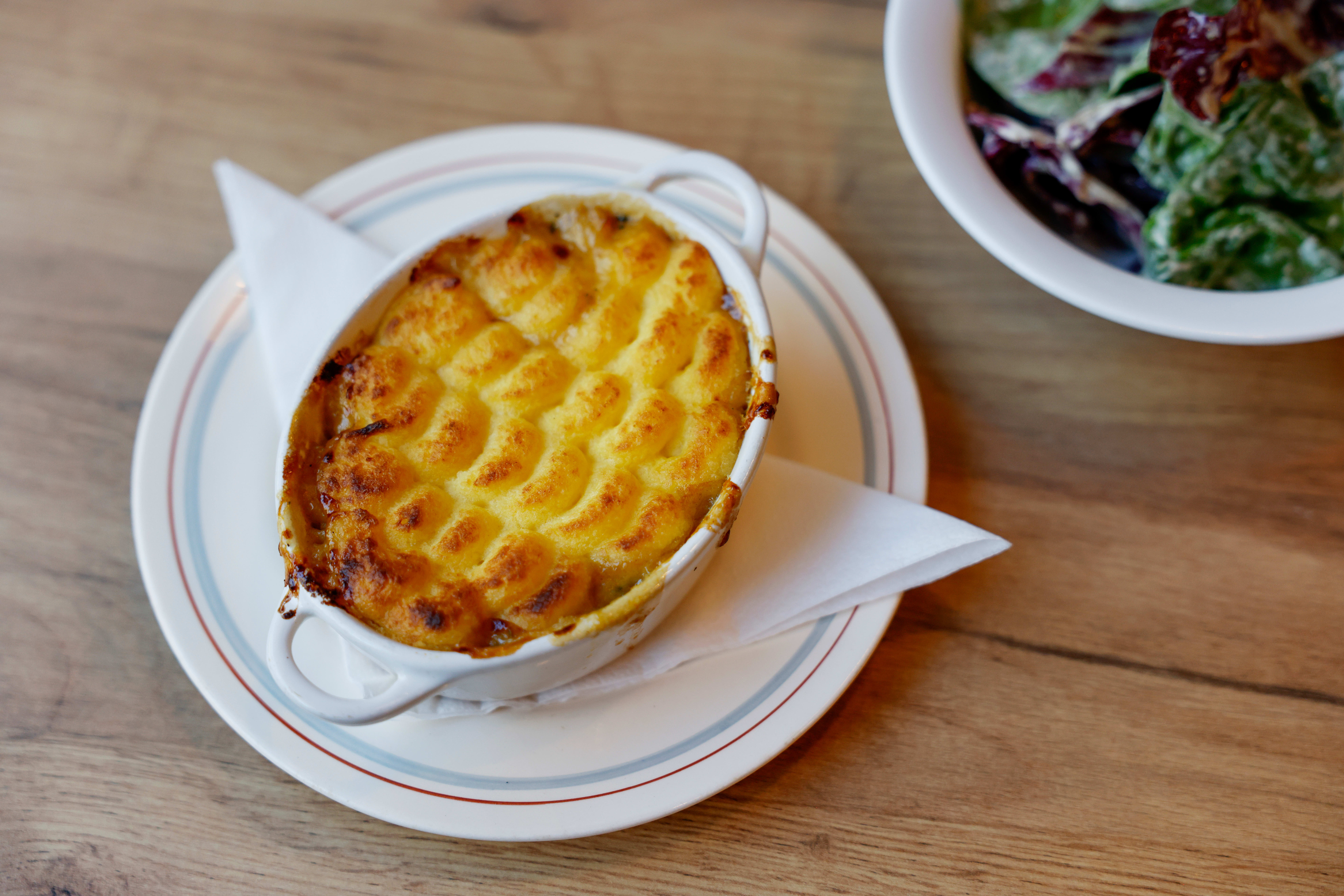 Kyllingpaien metter og smaker godt. 