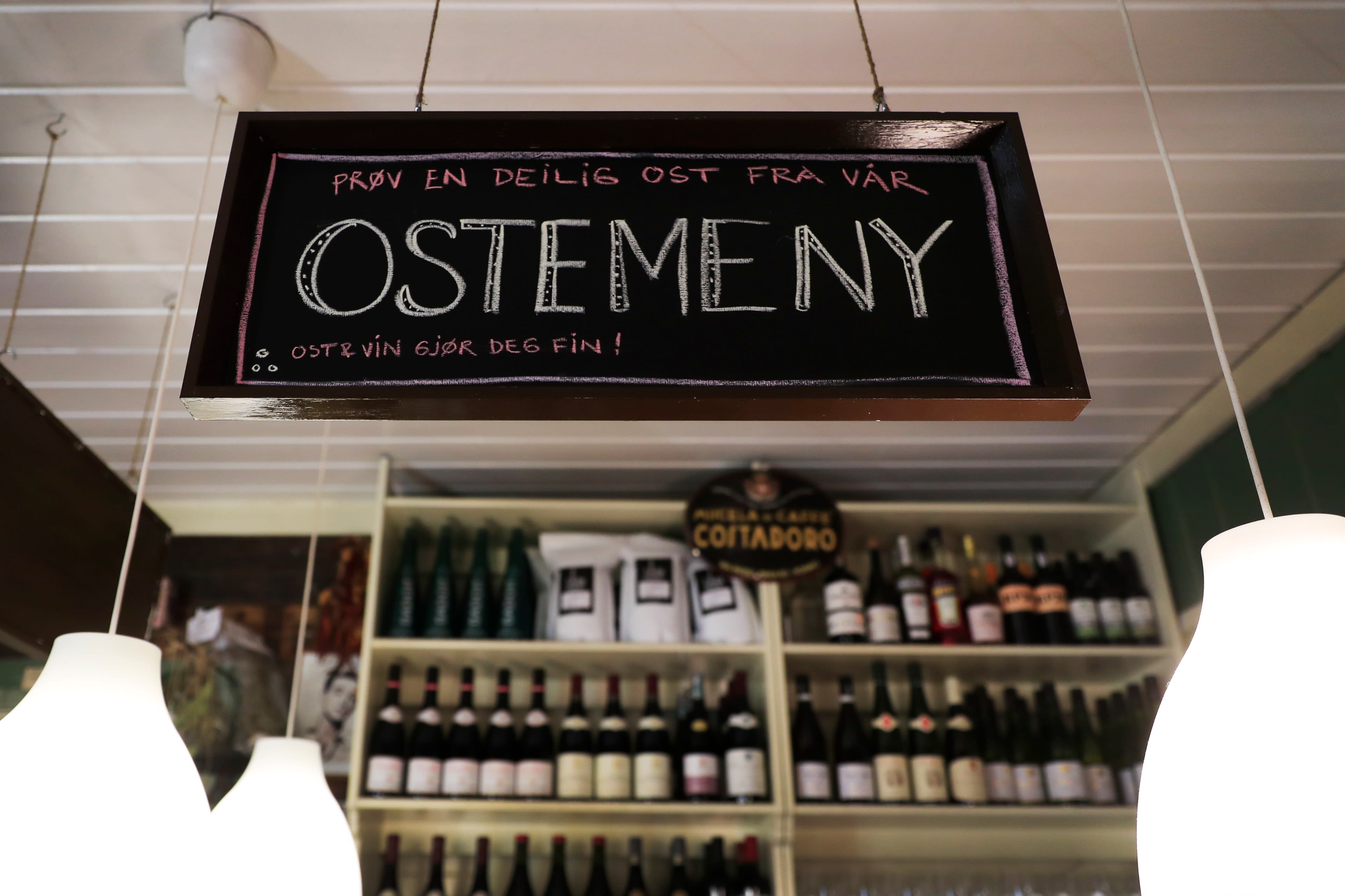 Ost i sentrum ved Birkelunden.