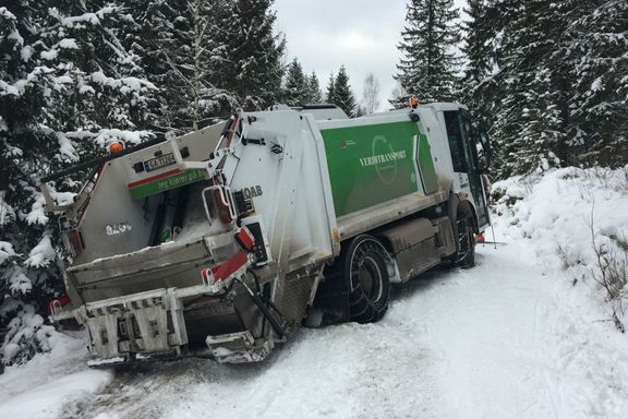 Søppel i skisporet