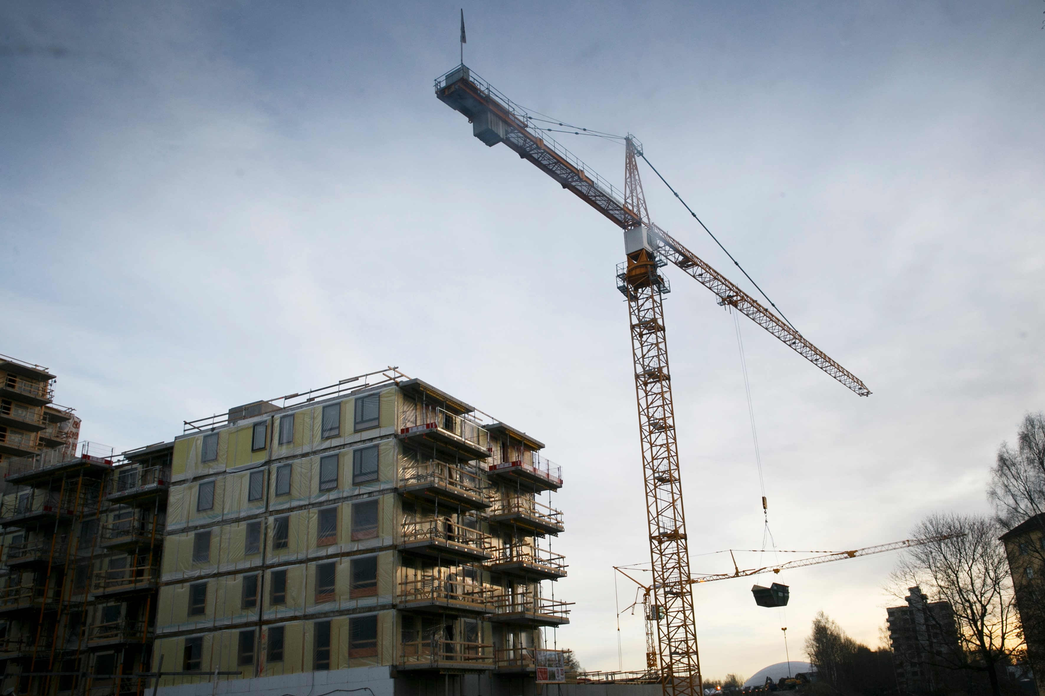 Nyboligtall: Nedgang i antall salg av nybygg