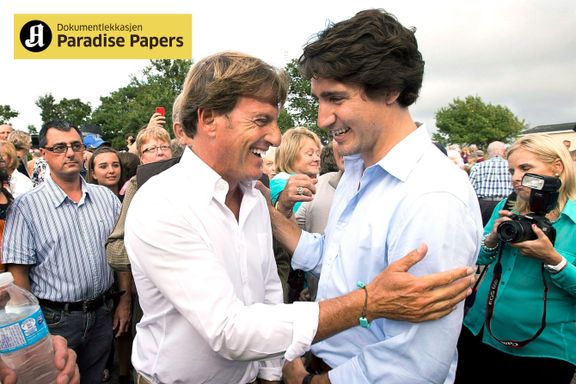Han spilte en avgjørende rolle i statsminister Trudeaus vei til makten – nå kobles han til millioner i skatteparadis 