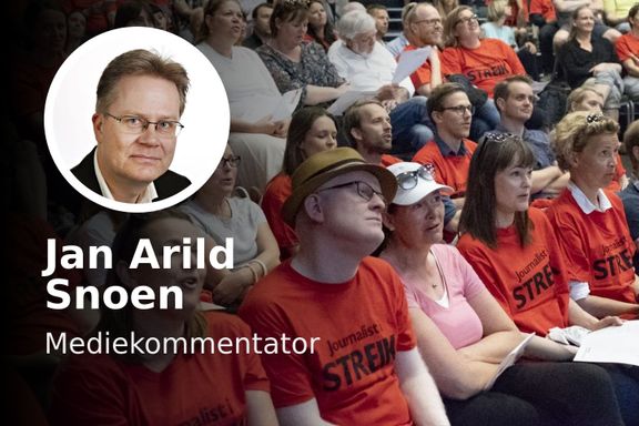 Jan Arild Snoen kritiserer NRK- streiken:  Tryggere jobber, høy gjennomsnittslønn og lavere markedsrisiko