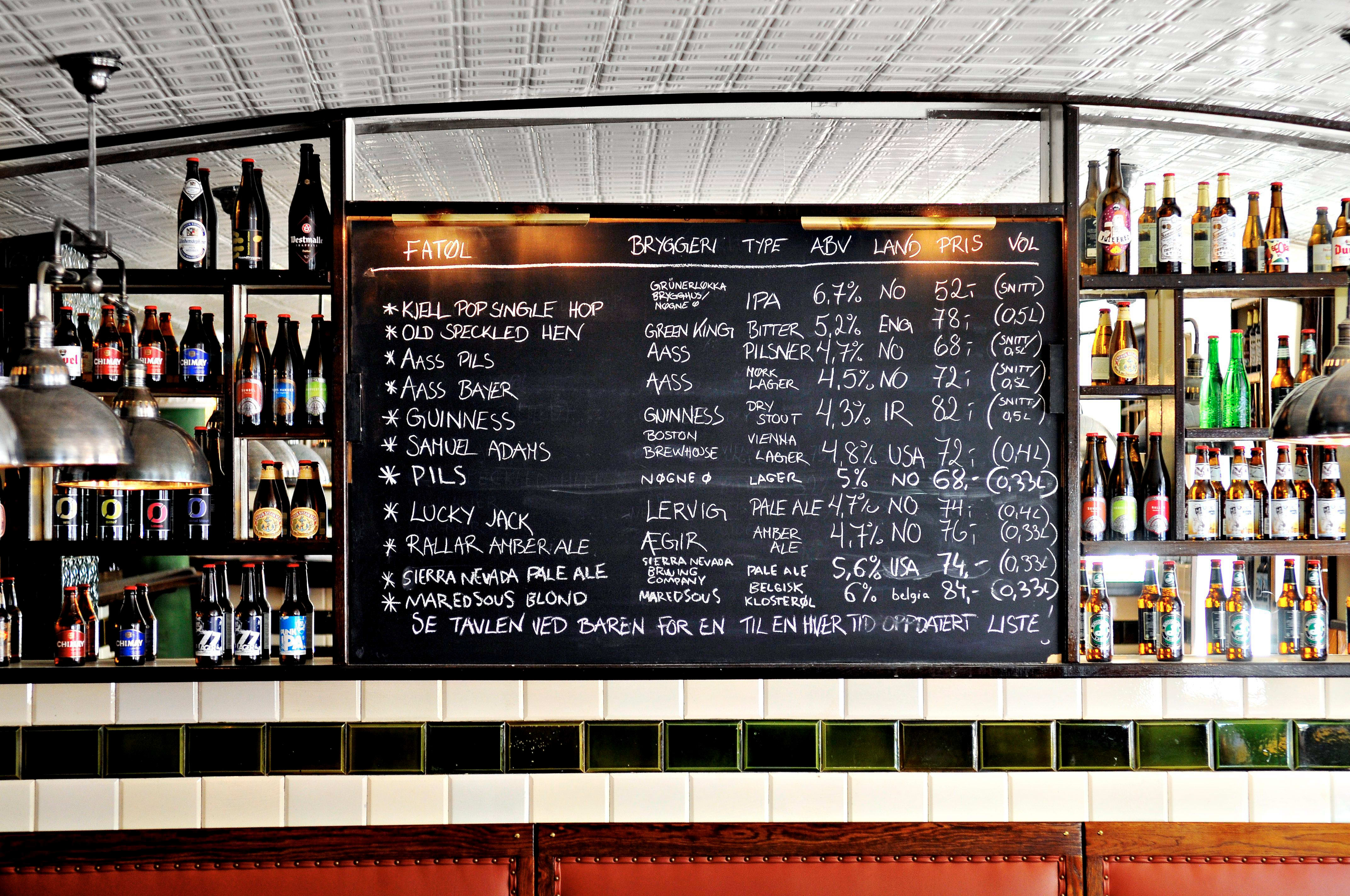 Godt øl til maten? Sjekk disse stedene.